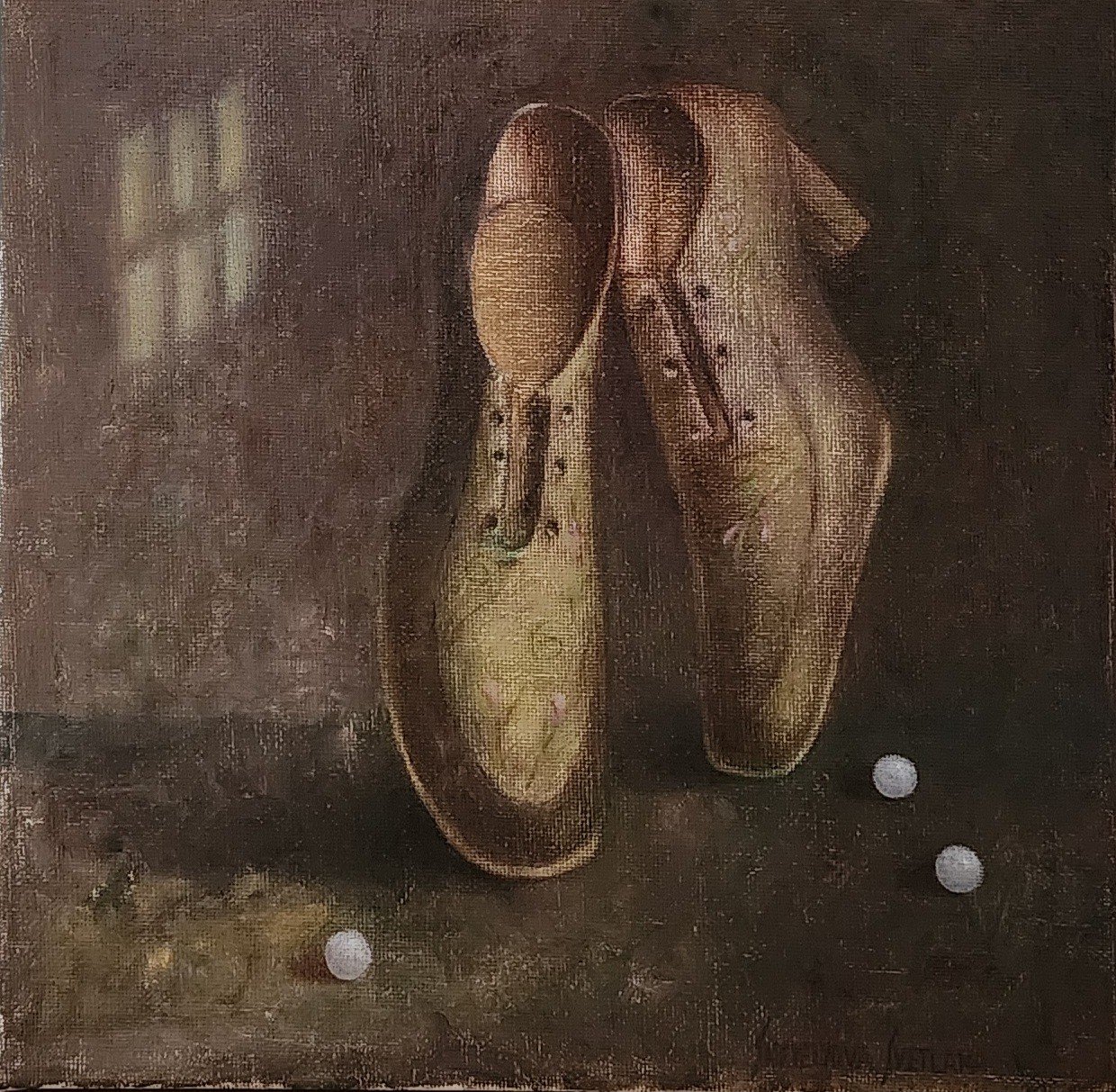 Where Time Pauses, oil, 25 x 21 cm, SOLD