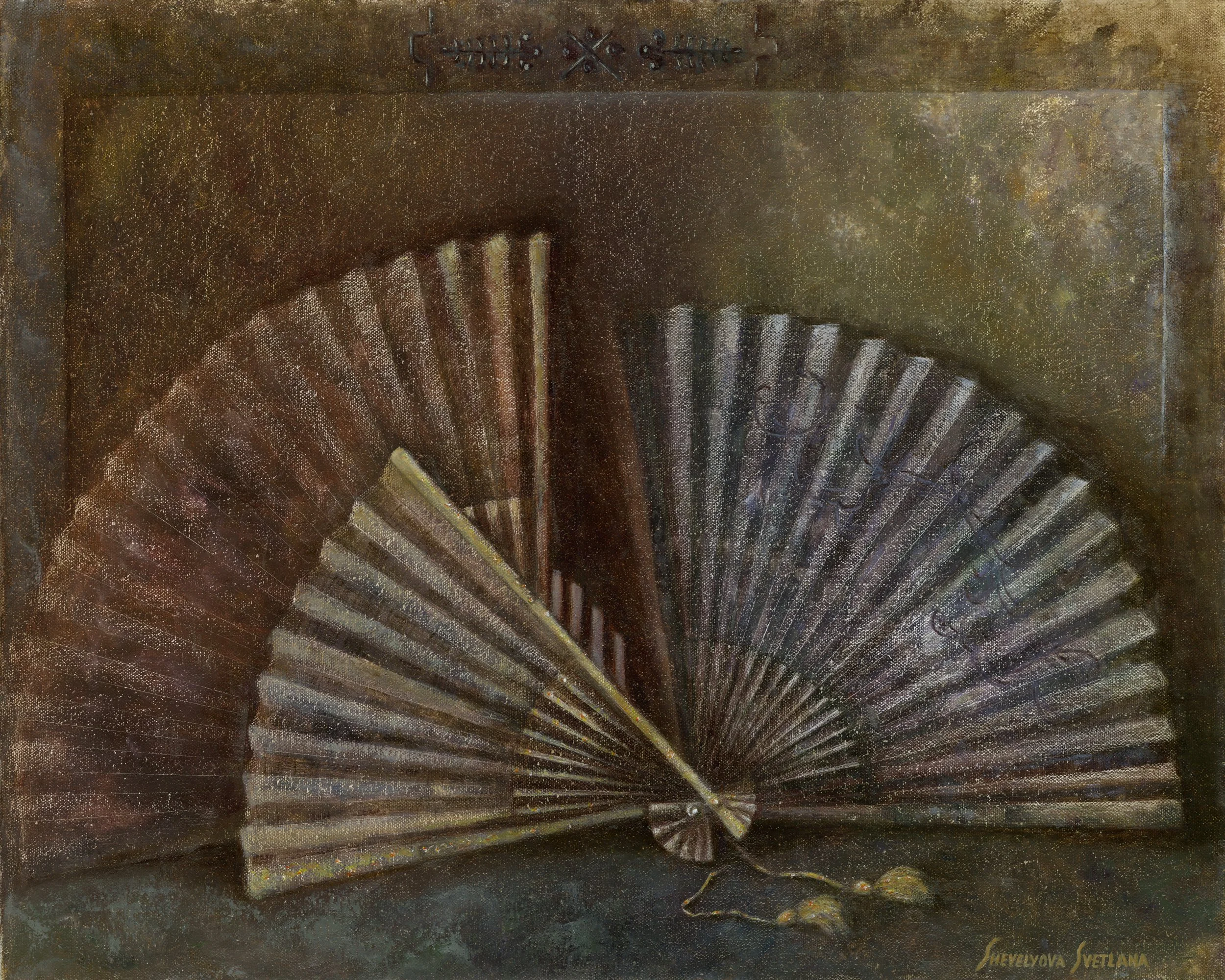 The Secret of Three, oil, 40 x 50 cm