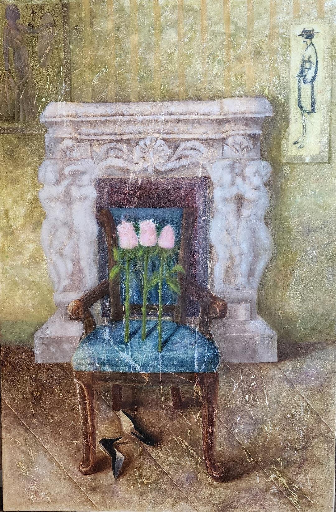 The Chair of Mademoiselle, oil, 90 x 60 cm