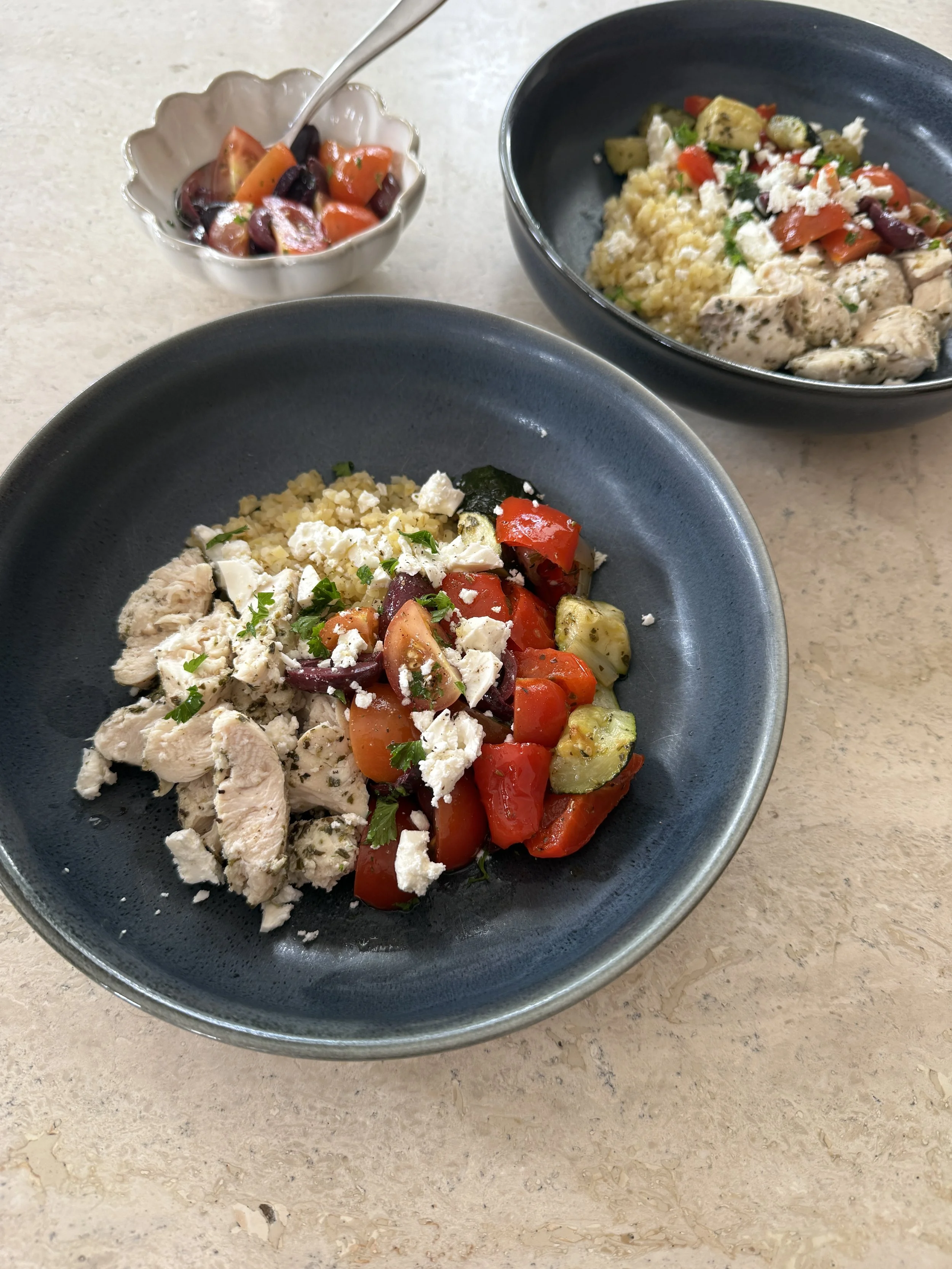 Roast Mediterranean Bowls