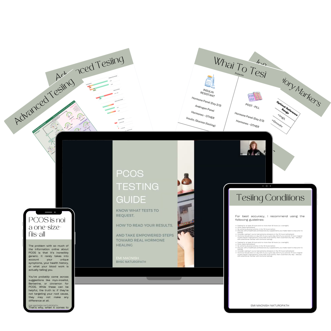 PCOS Testing Guide — Emi Macnish