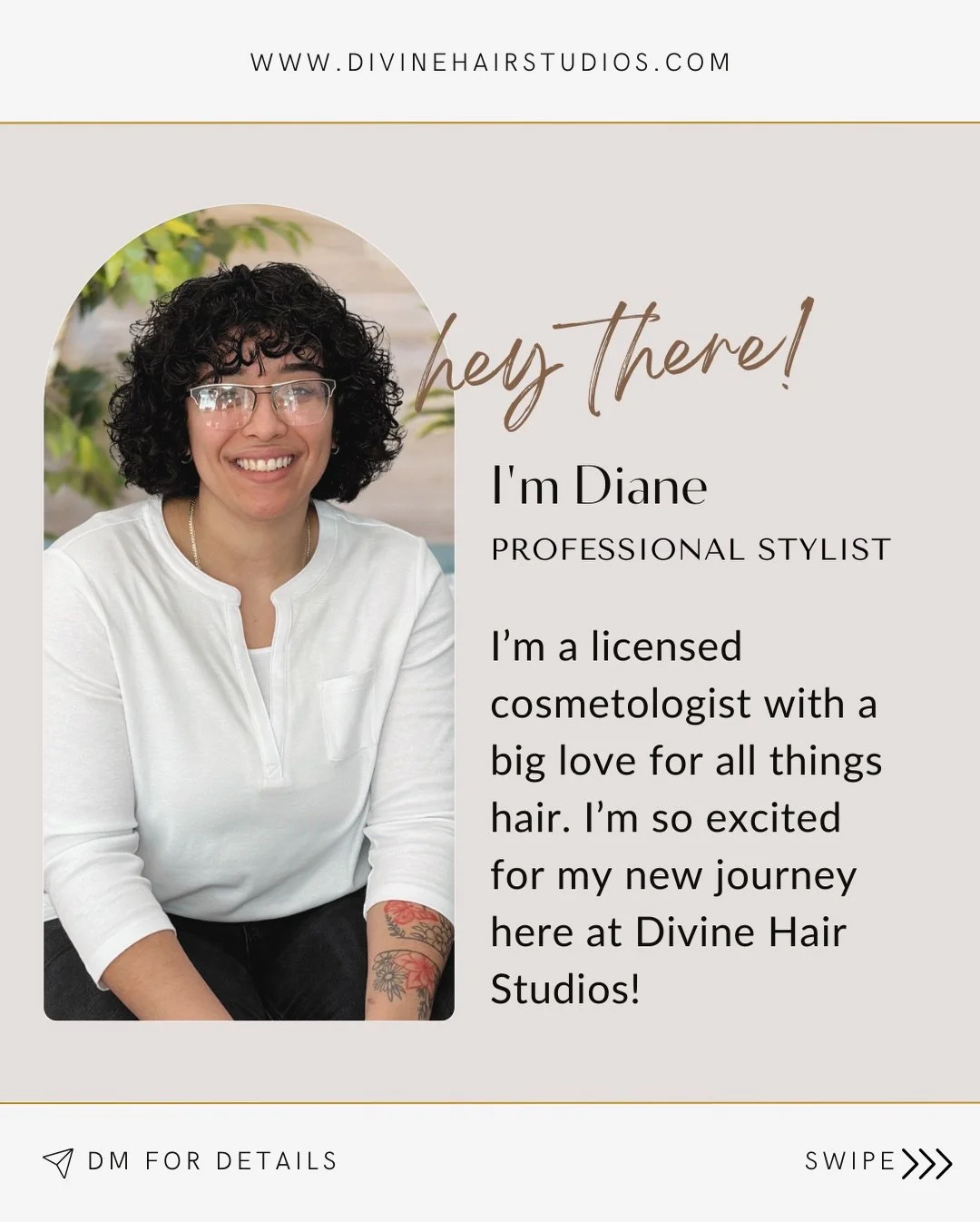 📣Big news &mdash; there&rsquo;s a new STYLIST at Divine Hair Studios!!

Meet DIANE! &mdash; our newest stylist bringing an array skills, good vibes, and styles that always hit. She&rsquo;s a licensed cosmetologist and loves doing it all from loc ret