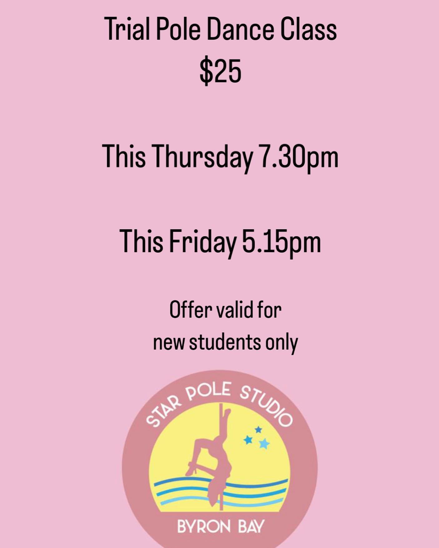 Pole dancing is a great way to get fit , flexible, sexy and strong whilst having heaps of fun and making new friends😊
No experience is required at all, and we always work to your abilities , so come and give it a go.

Tonight&rsquo;s class is with t