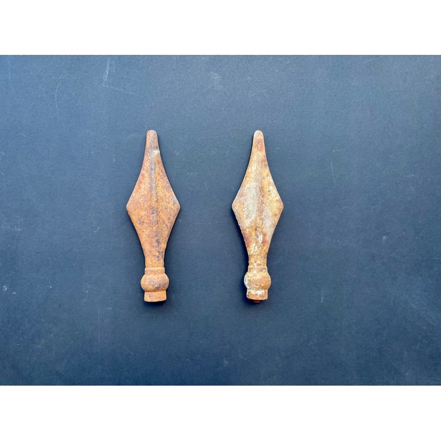 ANTIQUE IRON FINIALS