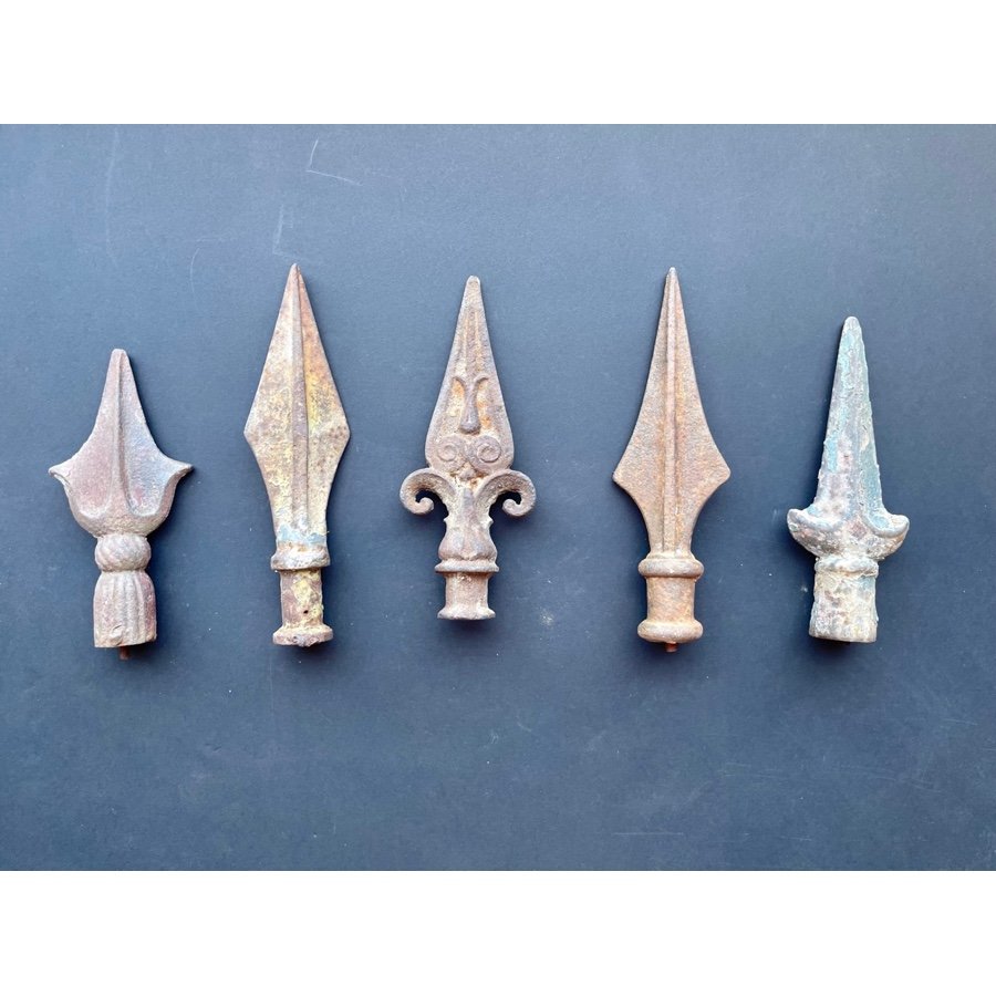 ANTIQUE IRON FINIALS