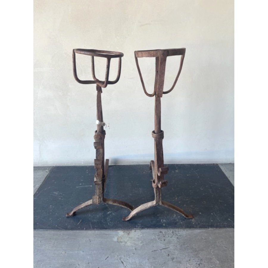 ANTIQUE ANDIRONS