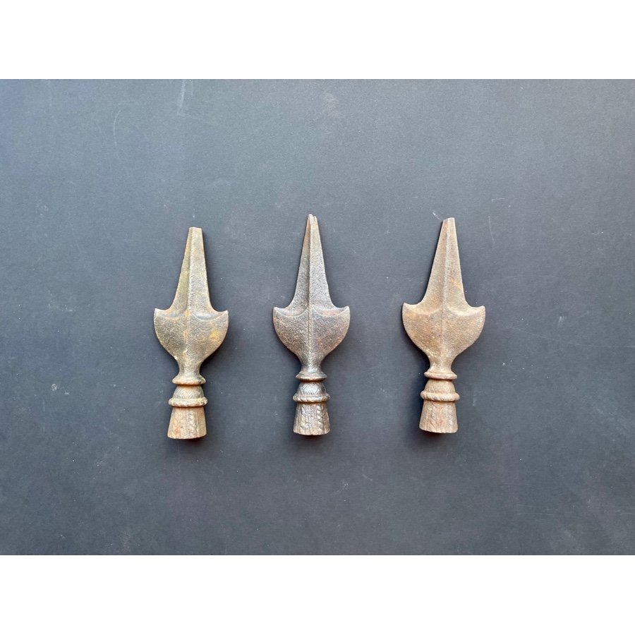 ANTIQUE IRON FINIALS