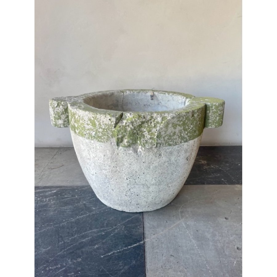 ANTIQUE 20TH C STONE POT