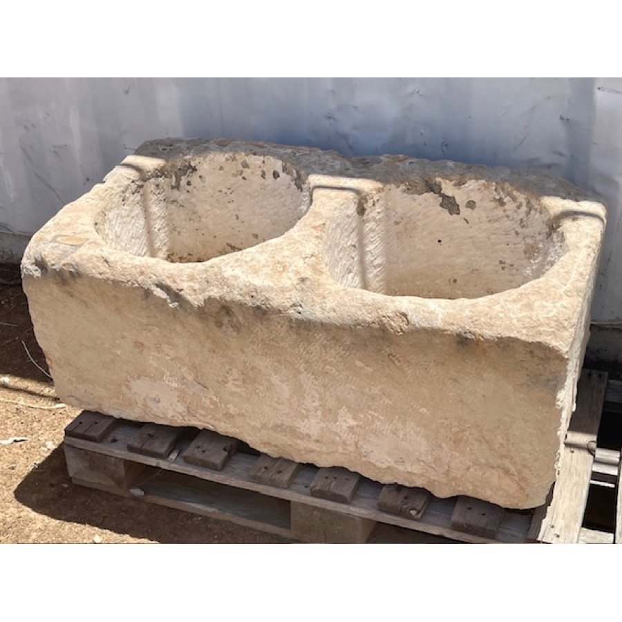 ANTIQUE LIMESTONE BASINS