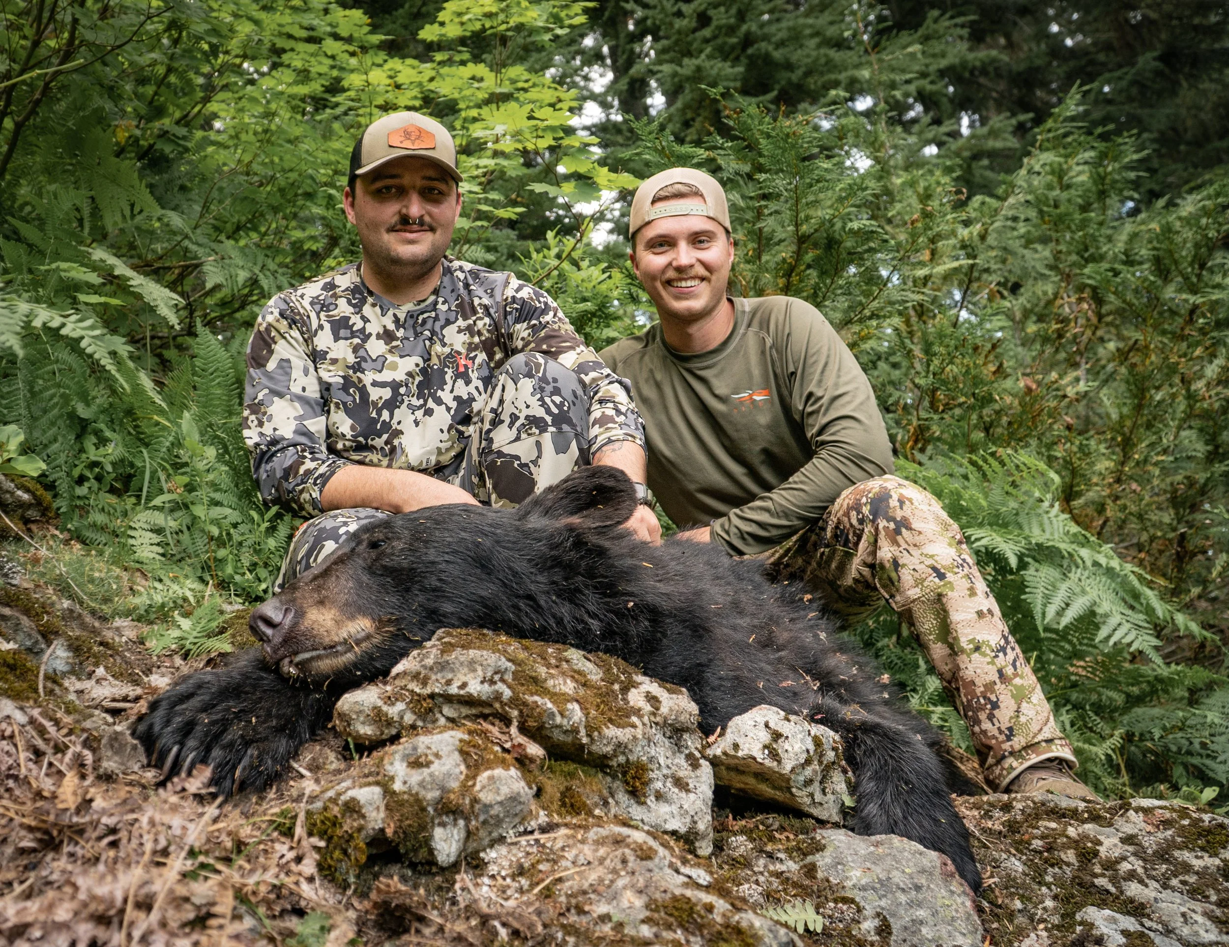 Bear hunting in the alpine wilderness of Washington State