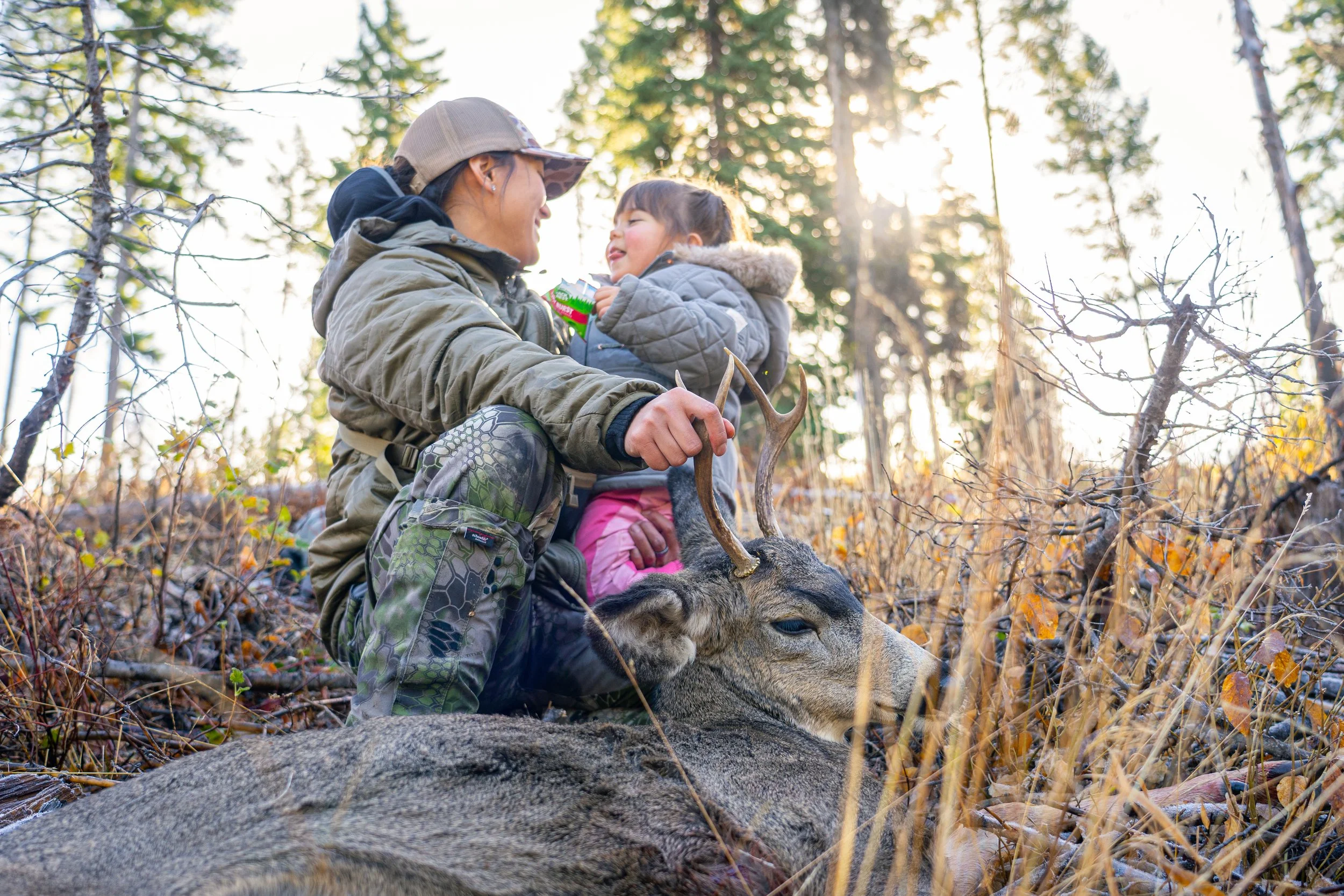 Hunting with family is always a staple for us in the fall. Take your kids hunting.