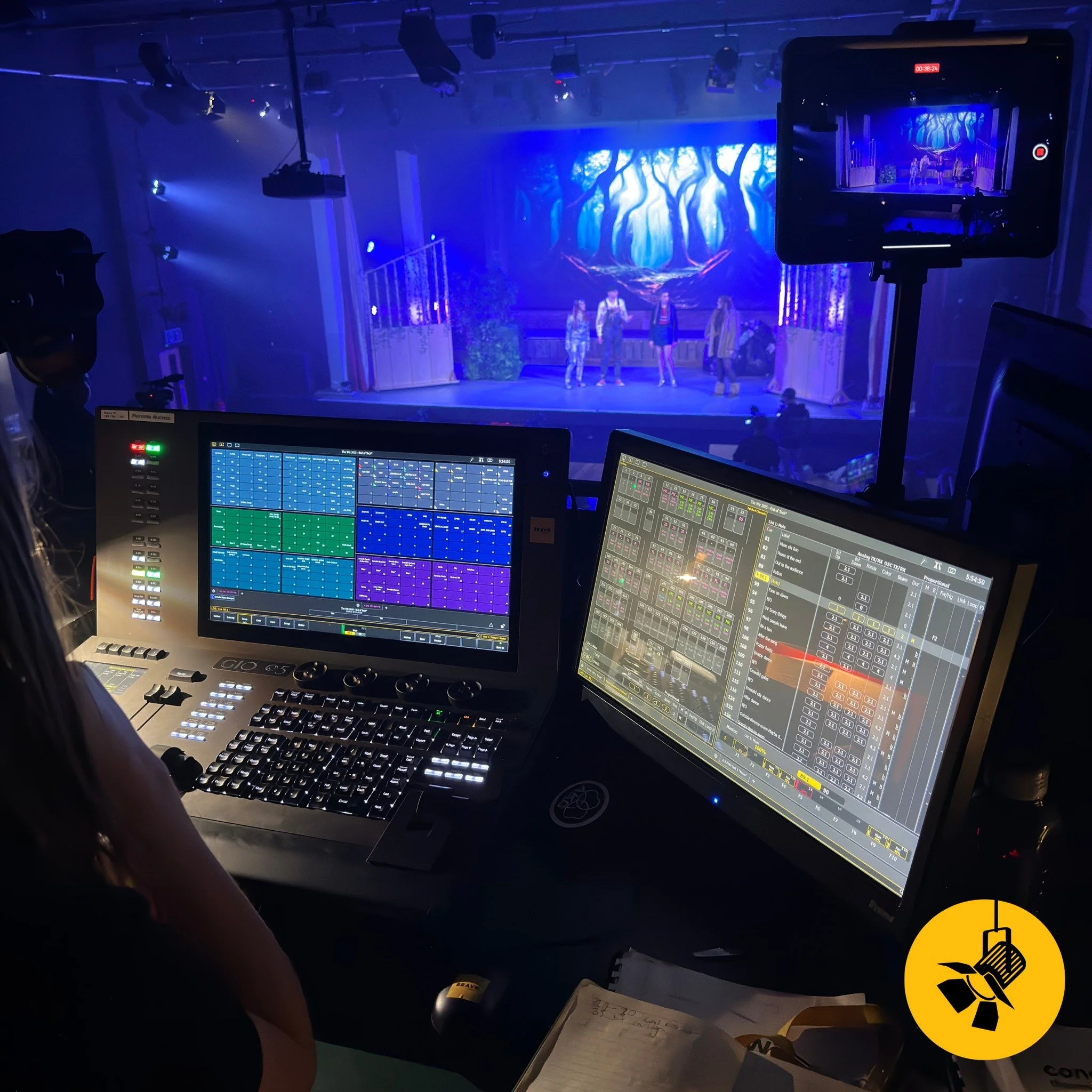 We're bringing the magic to life at @richardhuishcollege production of The Wiz!  Our ETC Gio@5 lighting desk is working its magic, shaping the look and atmosphere of the show with help from our Martin Quantum Profiles and Aura XBs! Two shows to go, i