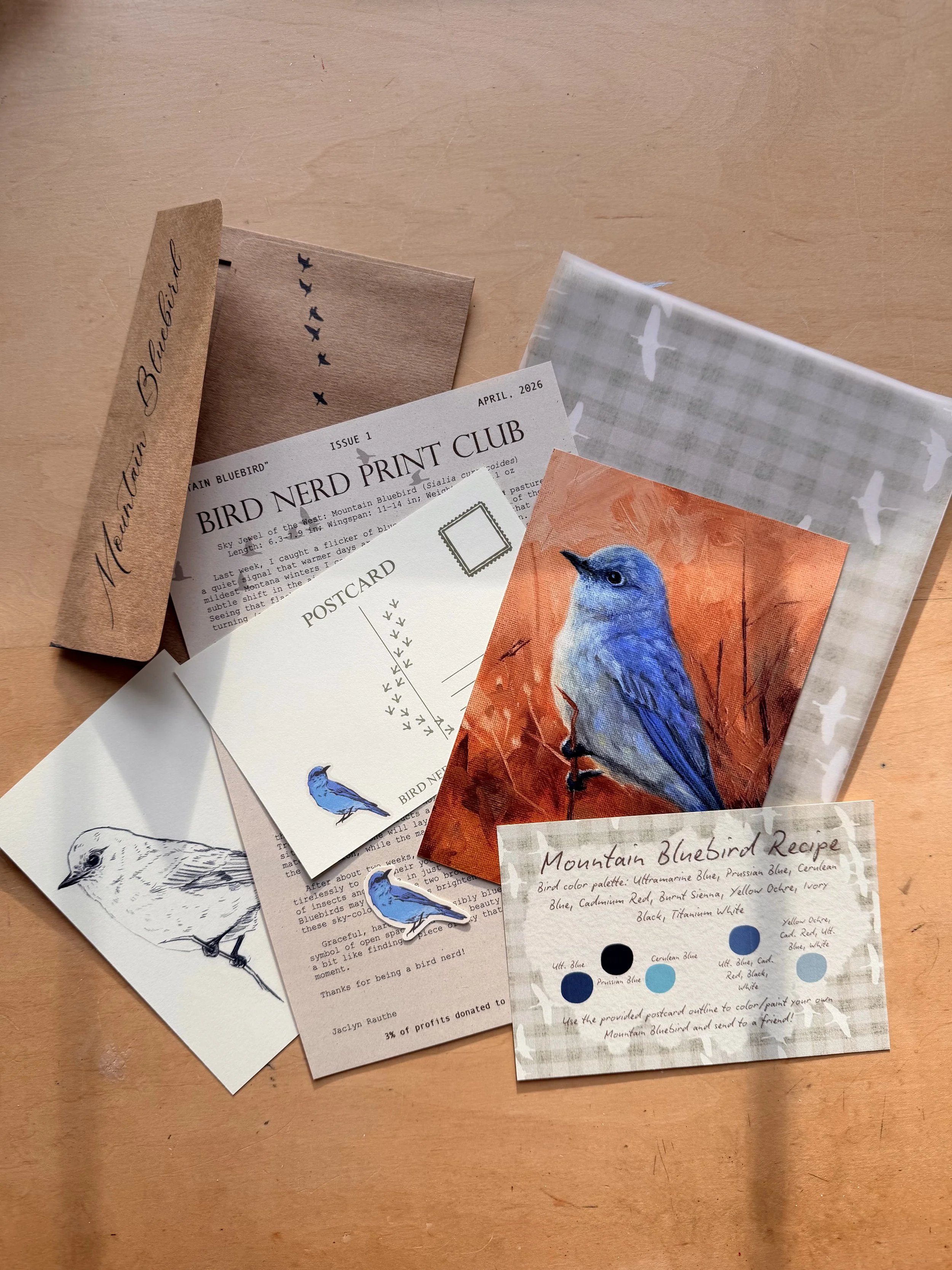 Bird Nerd Print Club