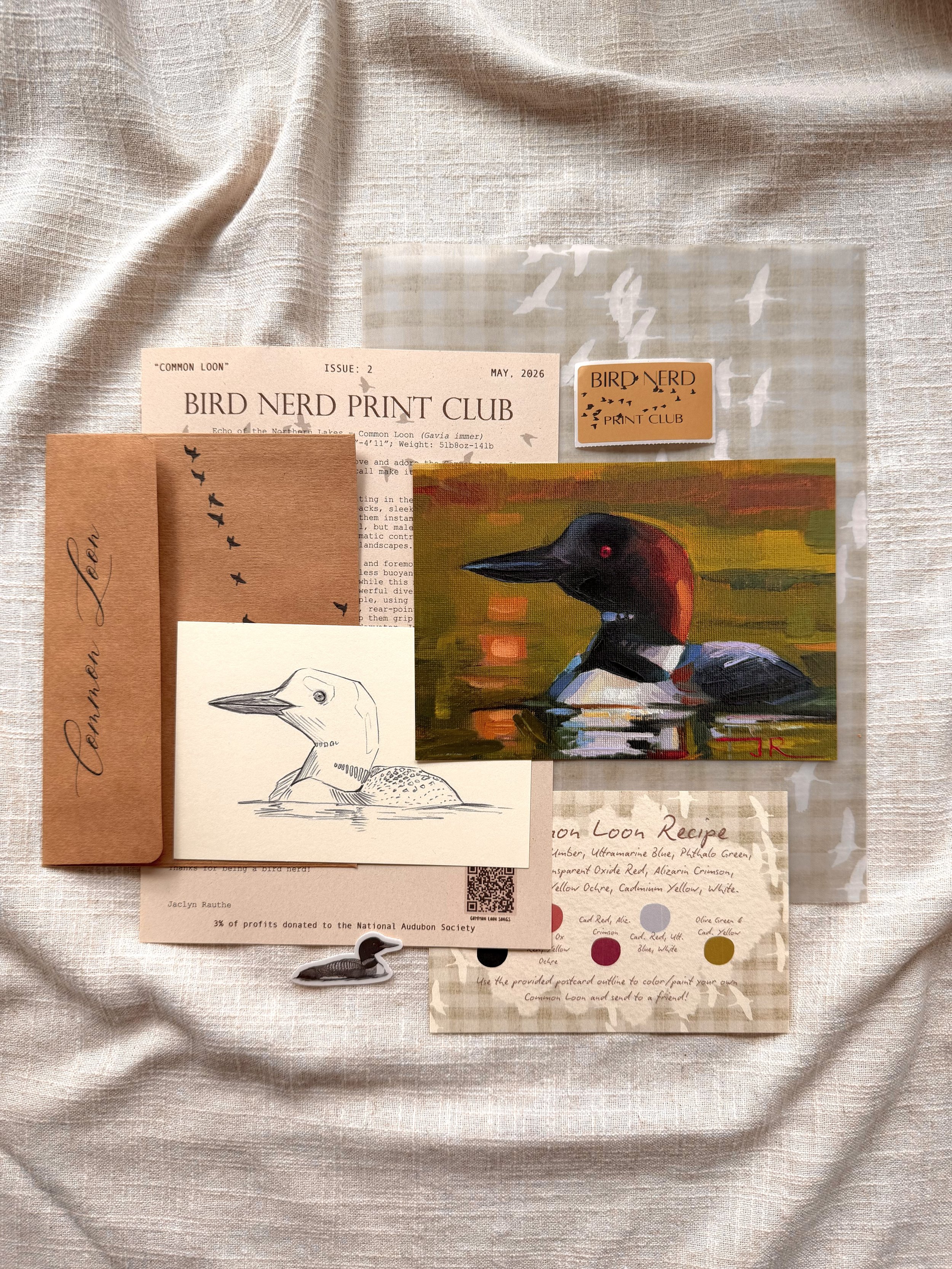 Bird Nerd Print Club