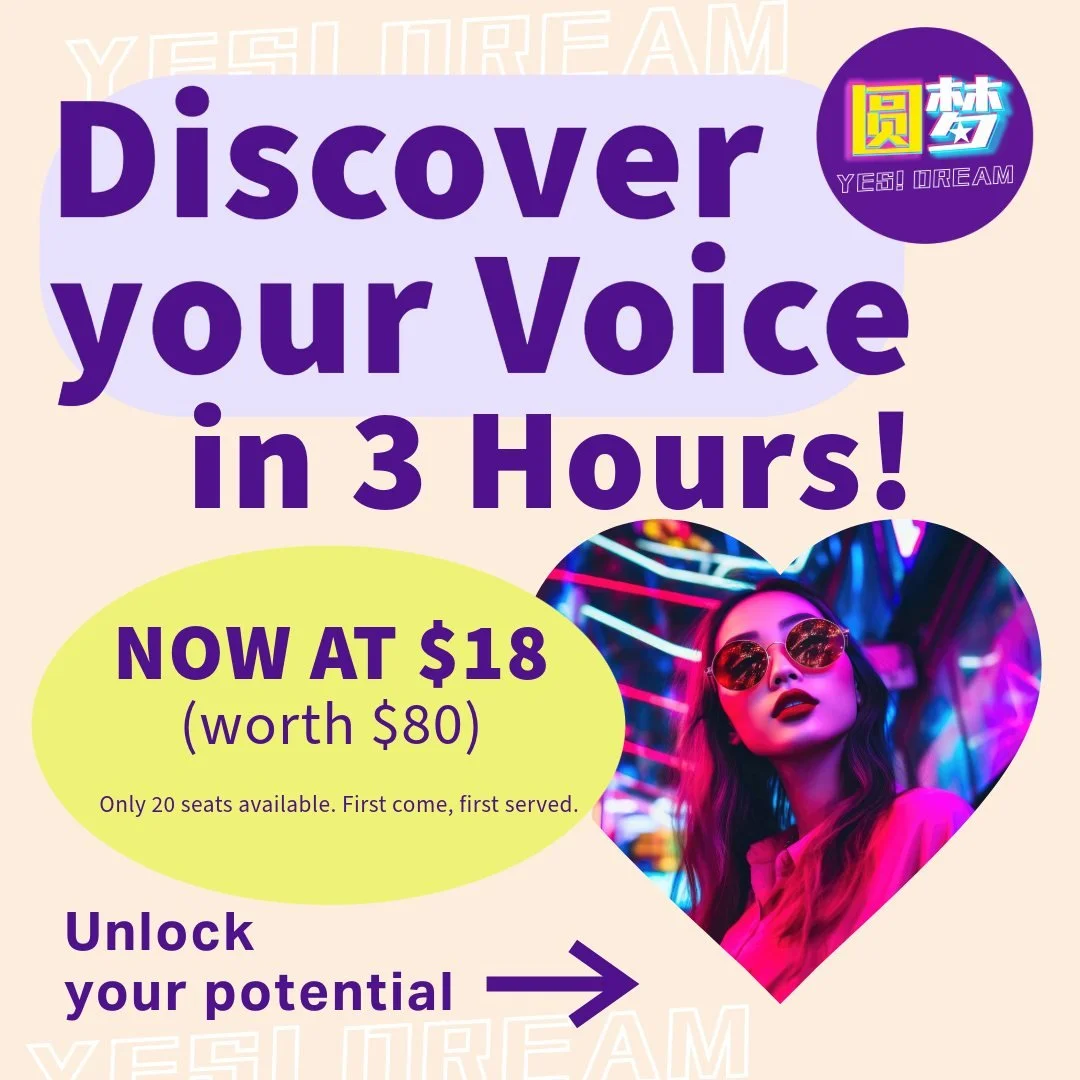 VOCAL DISCOVERY WORKSHOP NOVEMBER 2025
BACK BY POPULAR DEMAND!!!
Want to sing like a pro? Join our 3-hour Vocal Discovery Workshop!
Book now! Link in Bio!