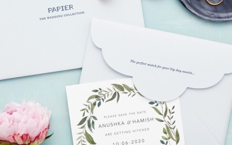 poetique Save The Date Cards by Kate Ahn