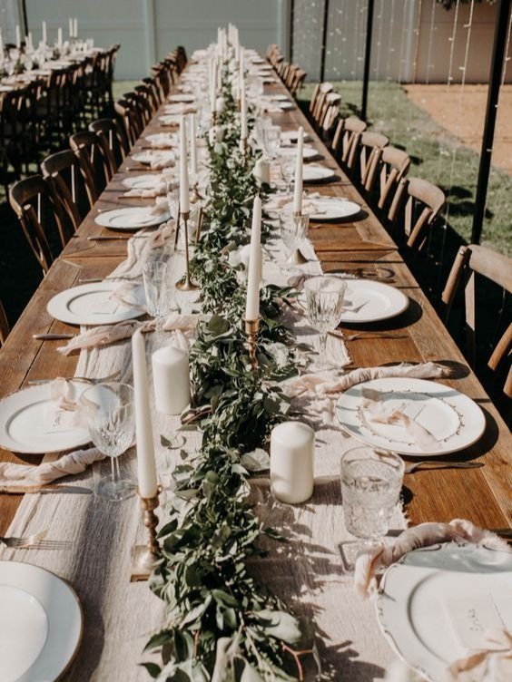 Long Table Centerpieces - Showit Blog