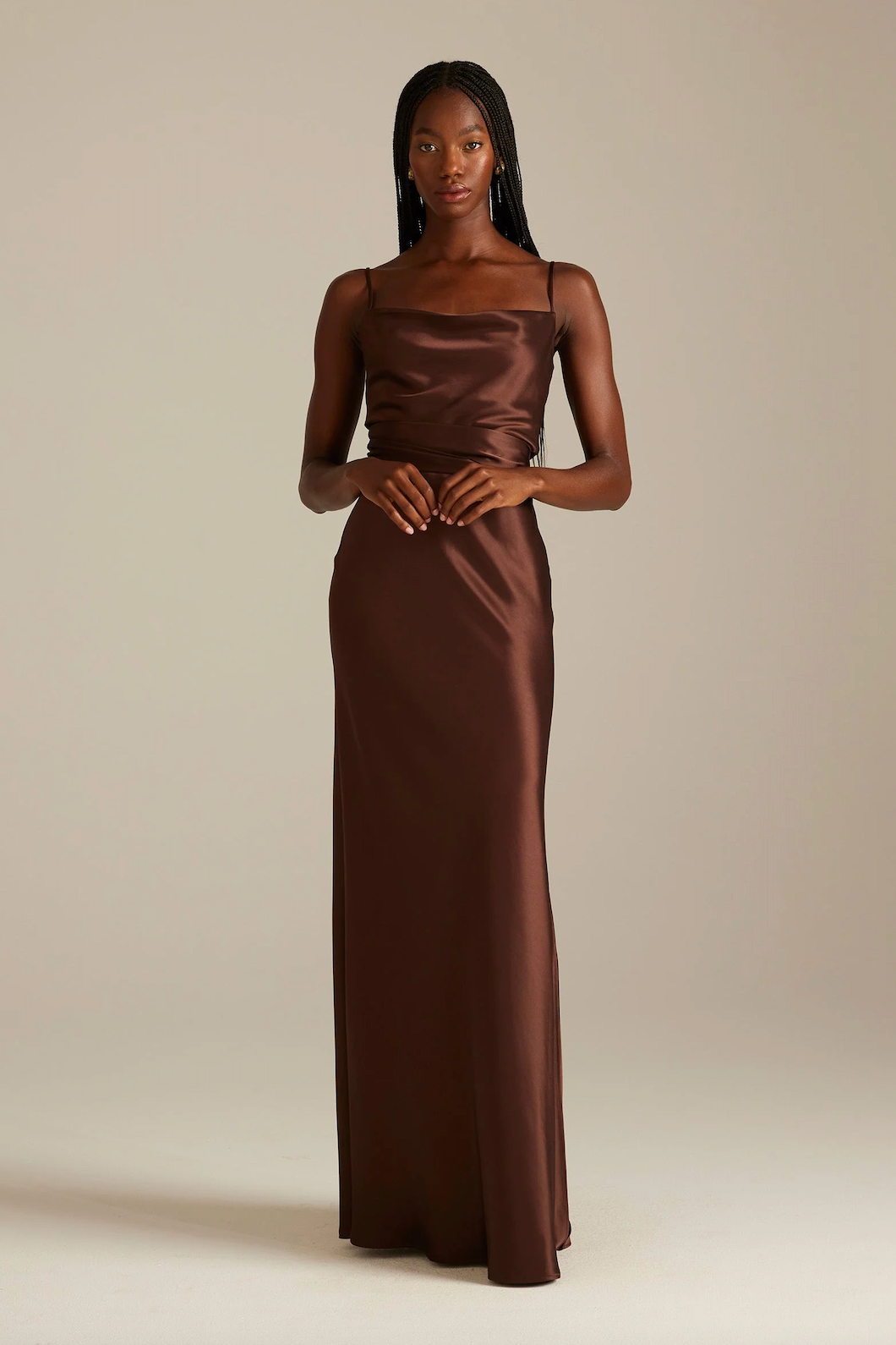 albina dyla dress Royal Gown – TENN Colour:Mahogany YGroup_nefertiti-maxi-dress Bateau neck lace wedding