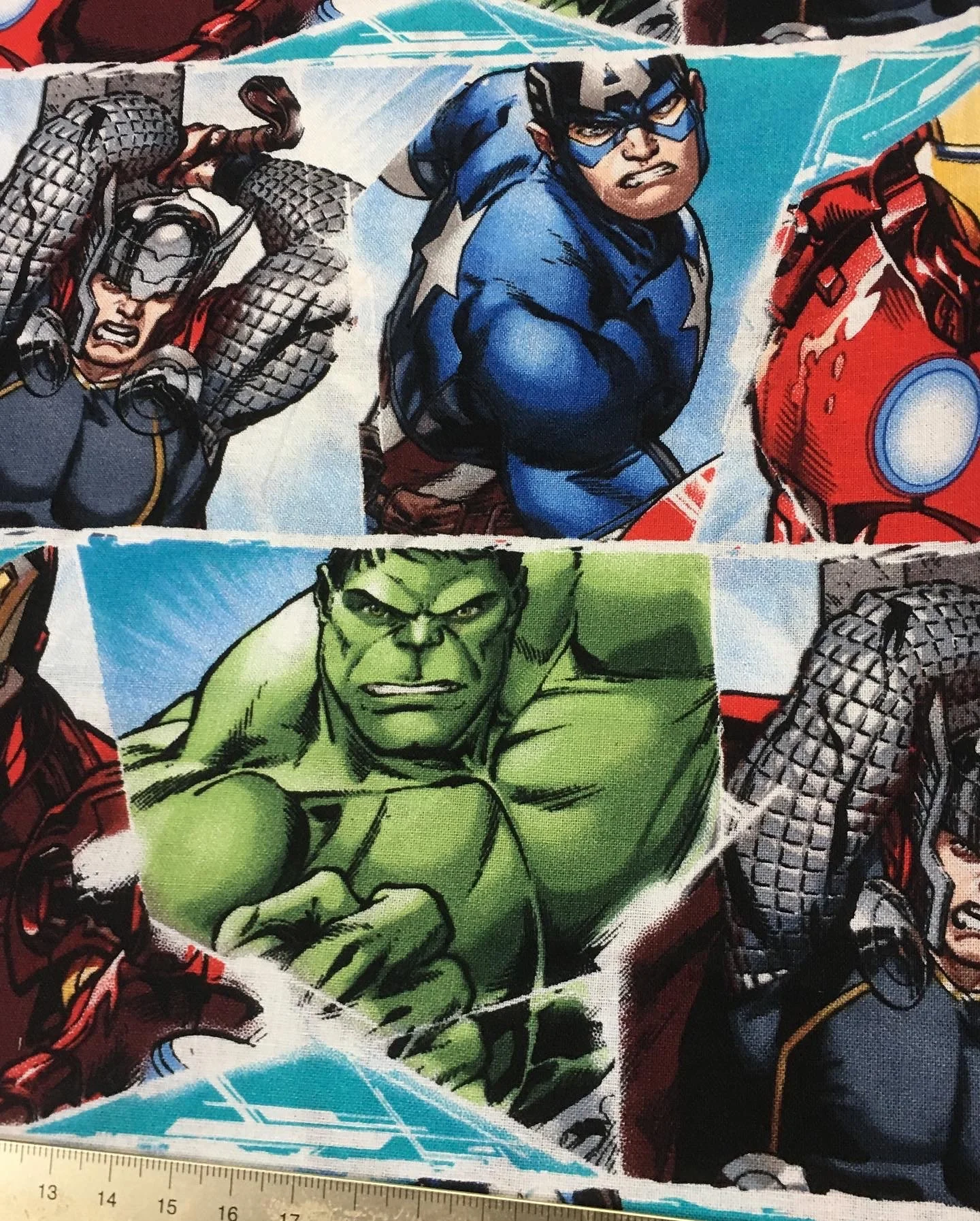 Marvel Comic Avengers Jersey Stoff Spiderman Avengers Stoffe Stoff