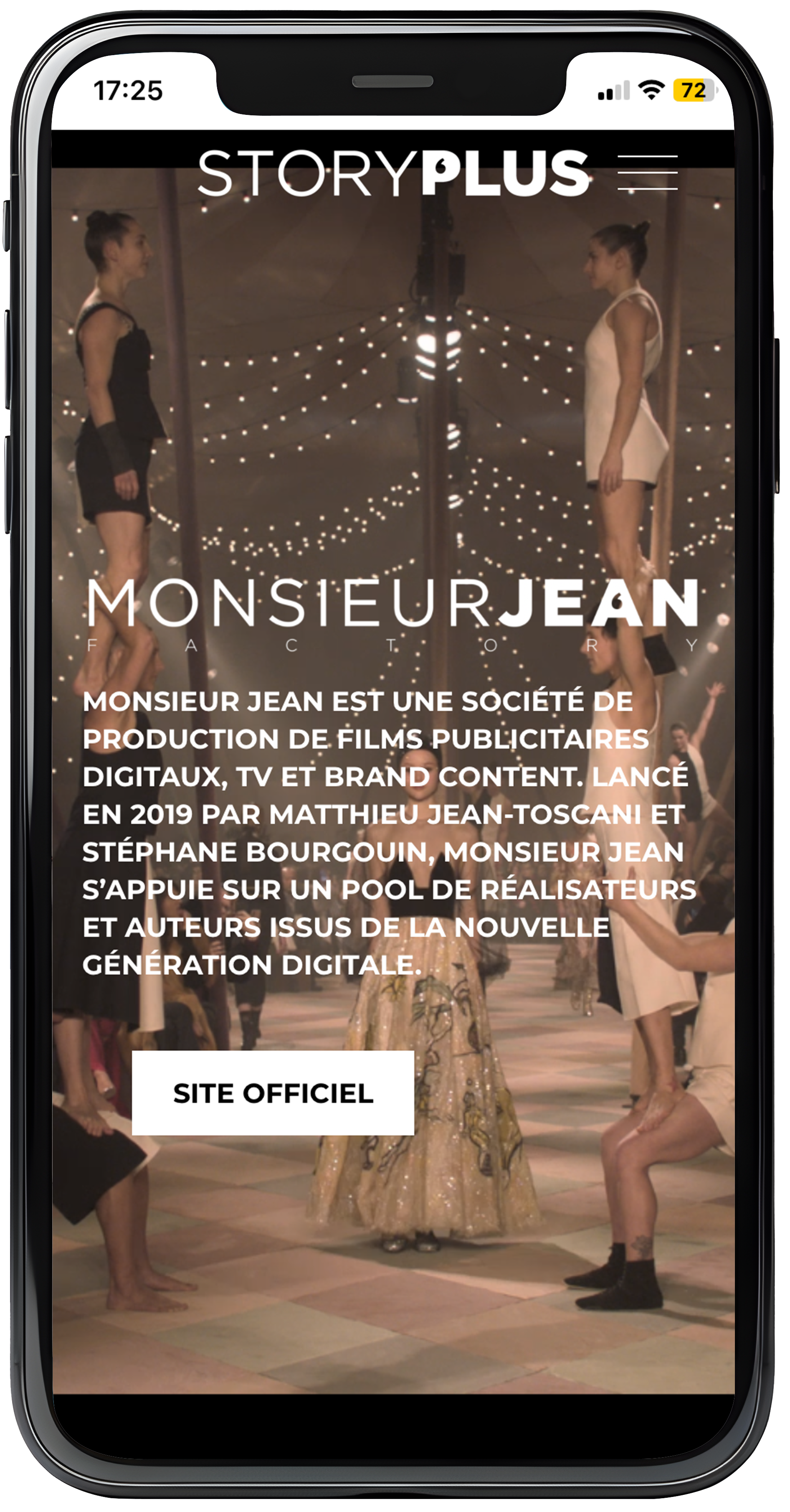 Squarespace MonsieurJean responsive website