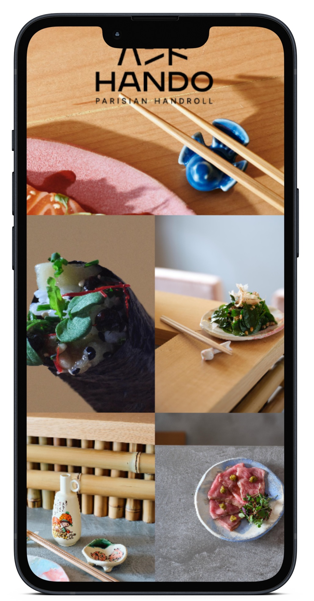 Squarespace Hando responsive website