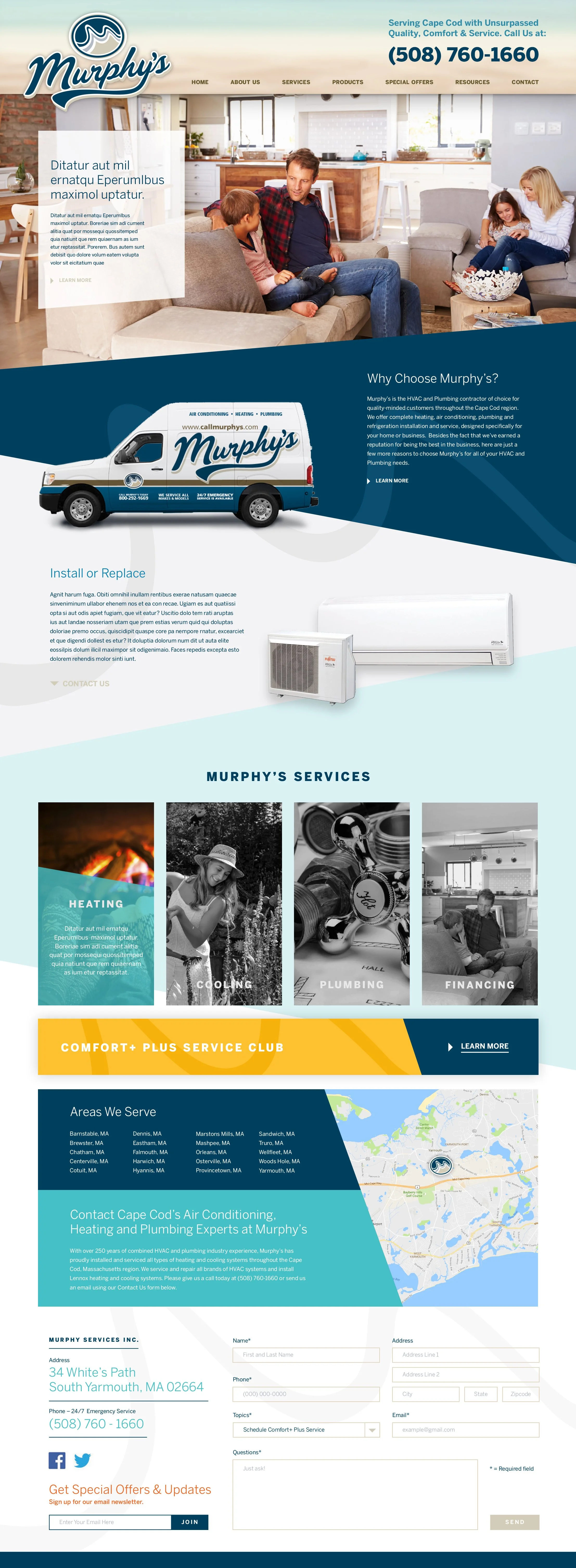 Landing Page Design → 