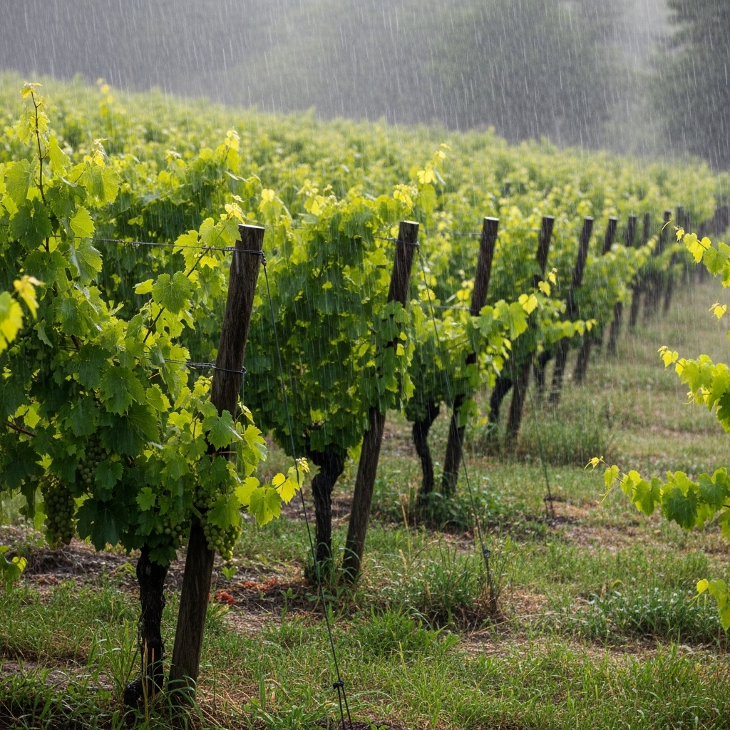 La pioggia come attivante naturale della fermentazione del vino: il ritorno di un equilibrio perduto