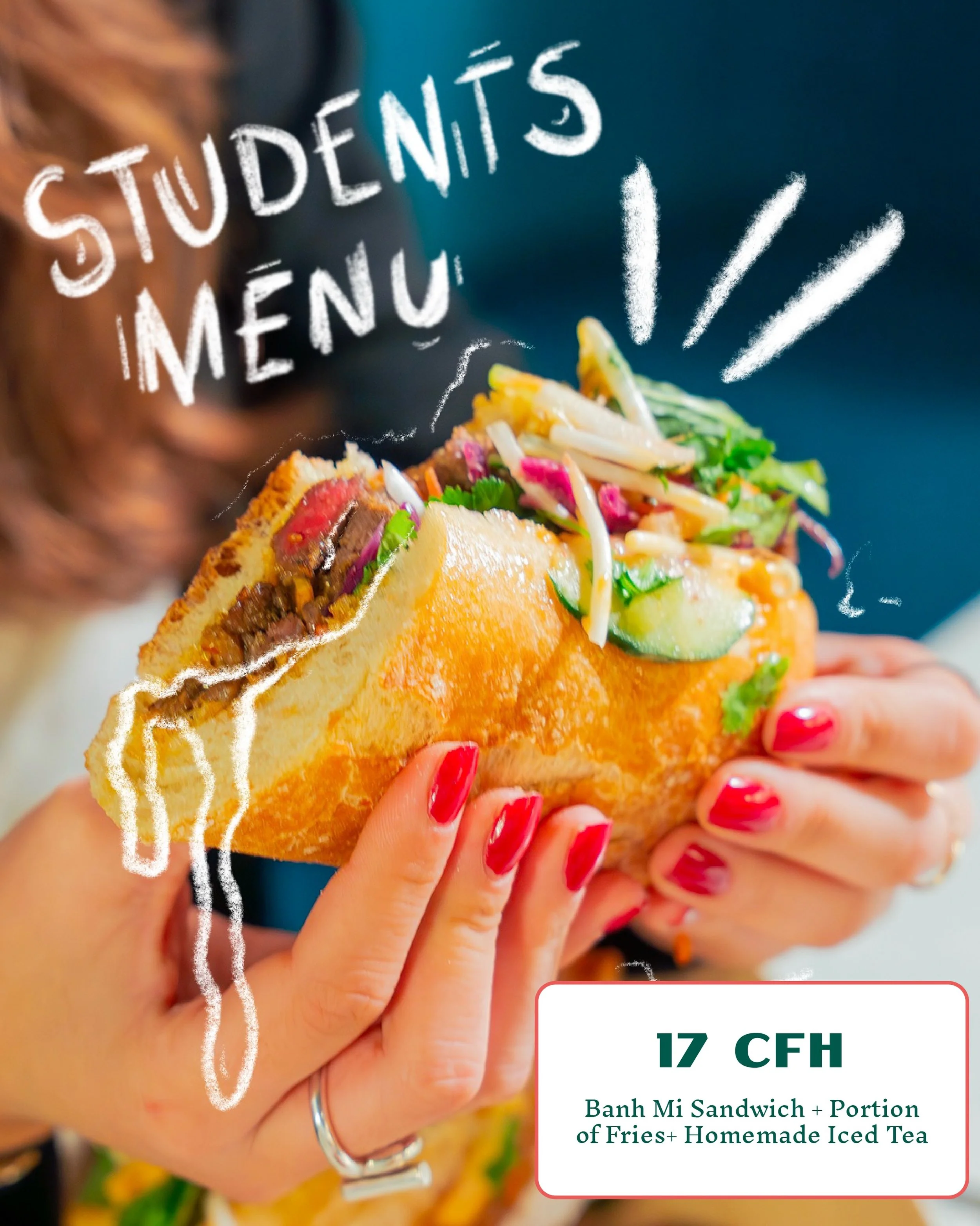 The best 17 CHF you&rsquo;ll spend this month. 

Students memu for the whole month of June! Enjoy it while you can!