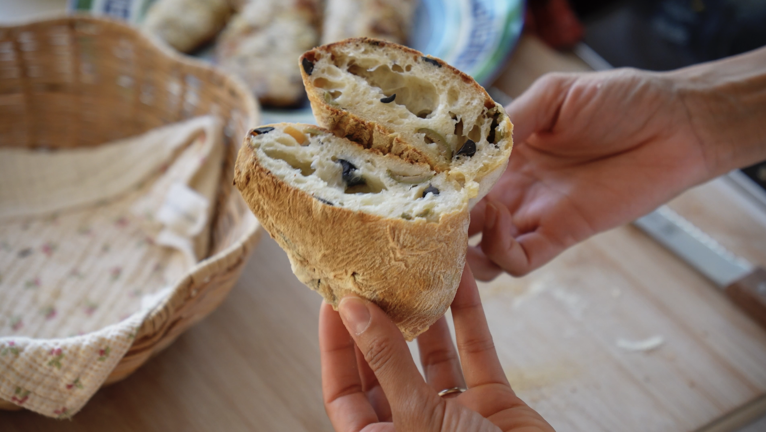 Olive Sourdough Ciabatta