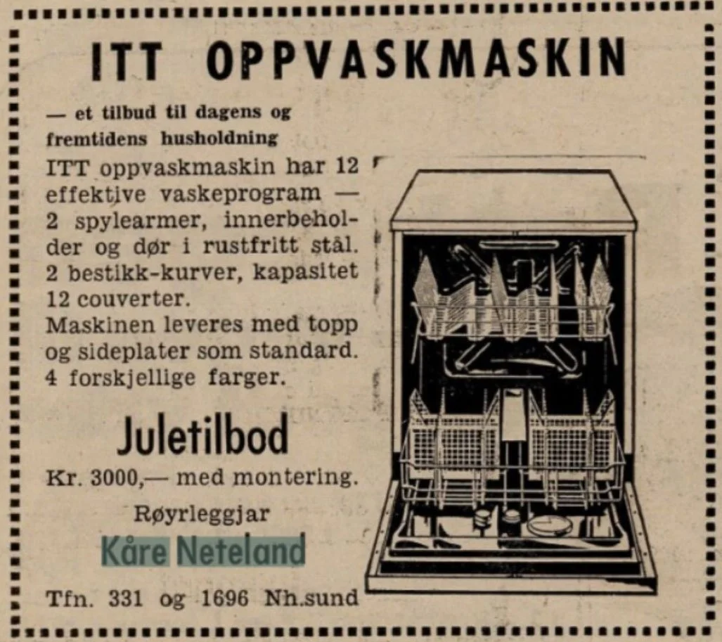 Annonse Hordaland Folkeblad 14.12.1976