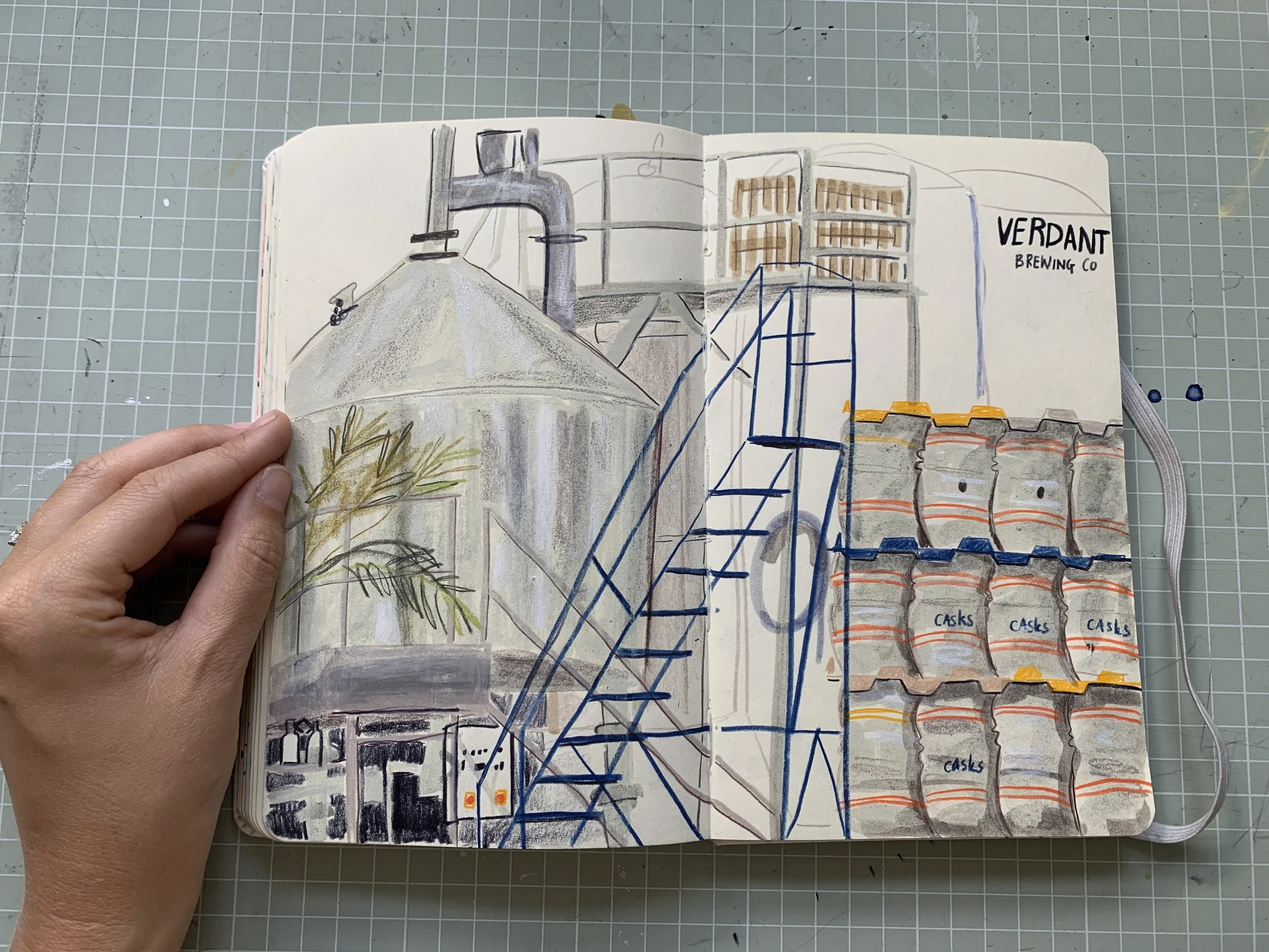 June: Confidence and Drawing on Location