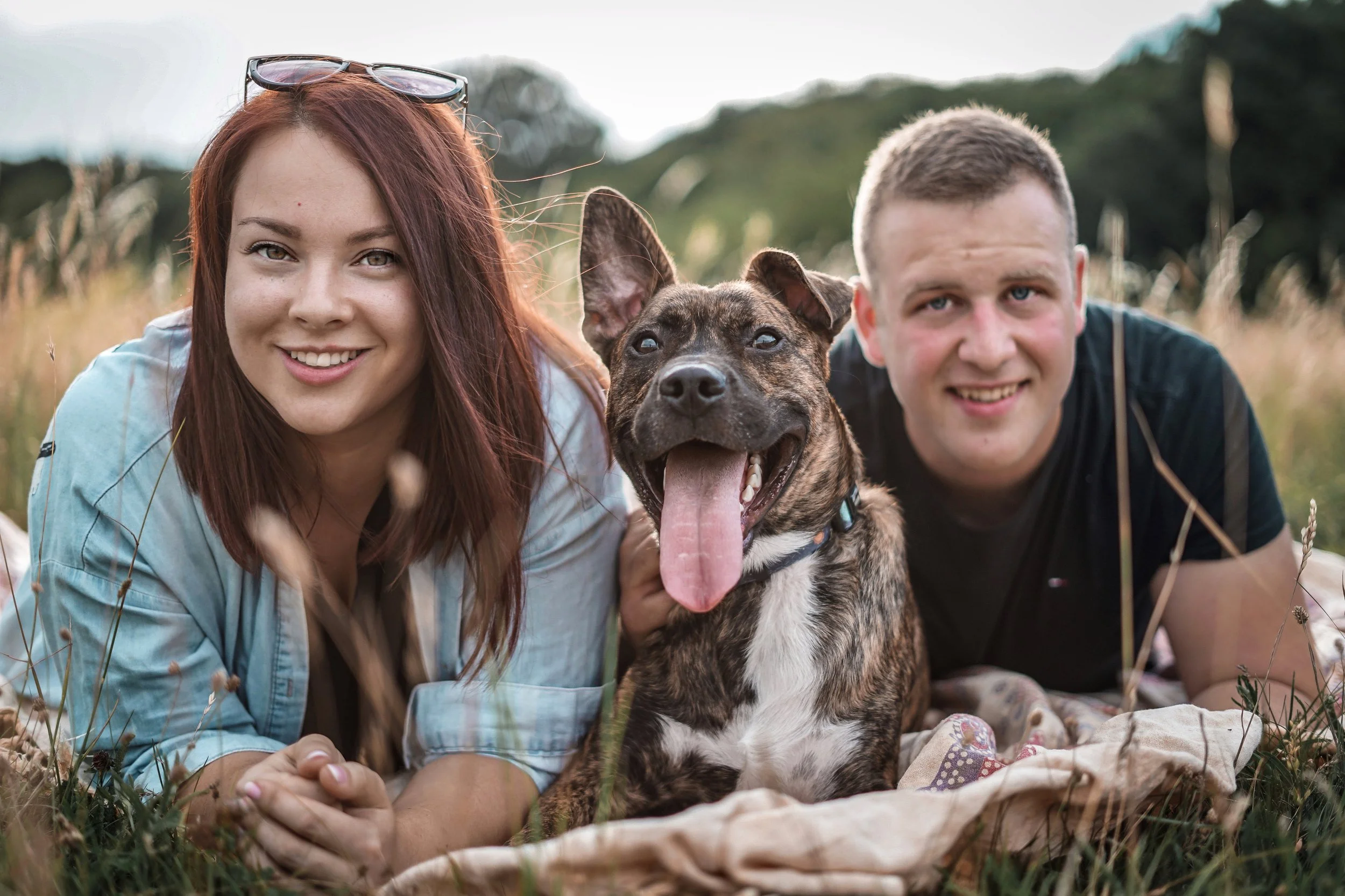 kültéri családi kutyás fotózás Sopron