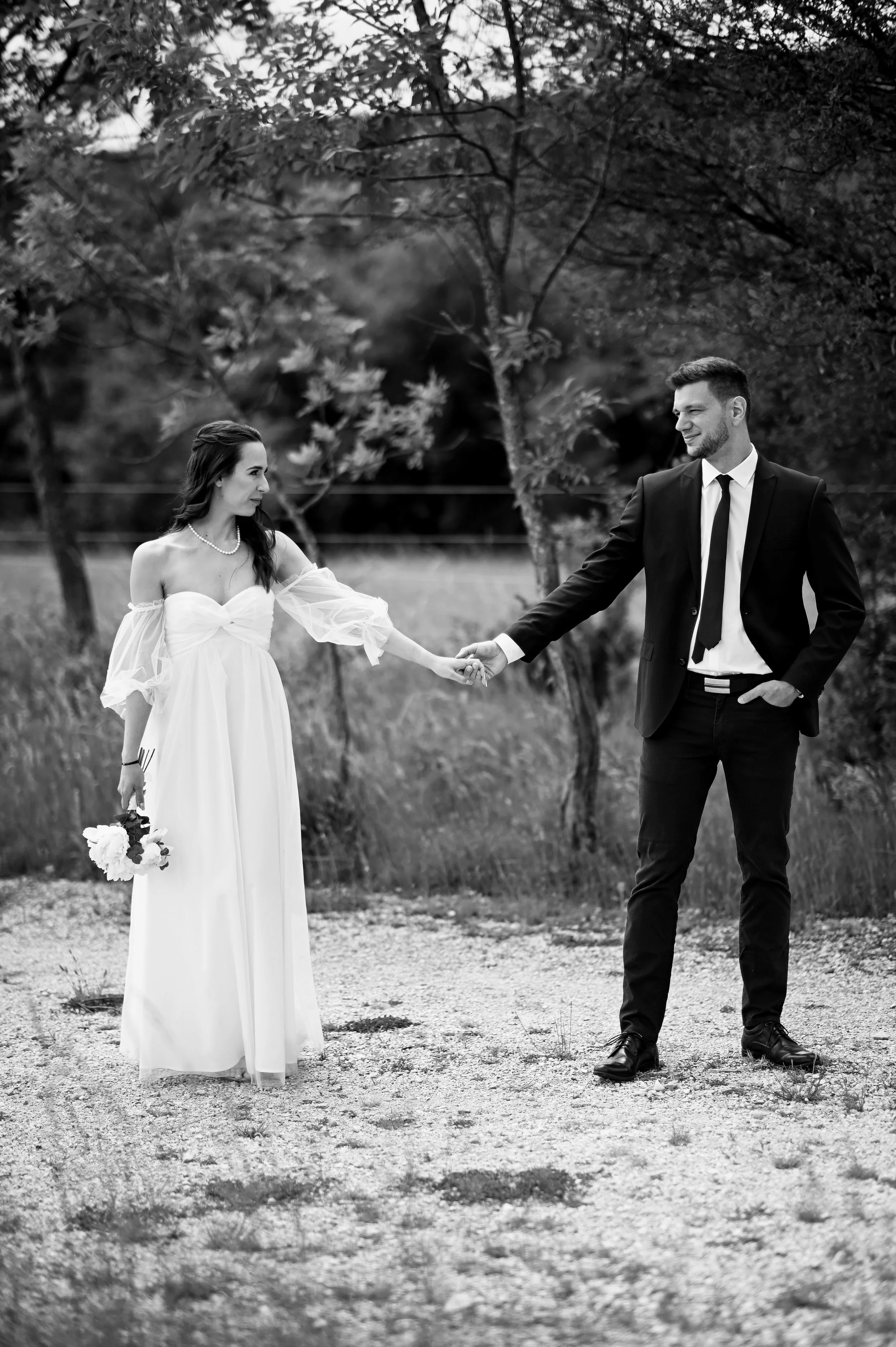 kültéri esküvői kreatív fotózás Sopron