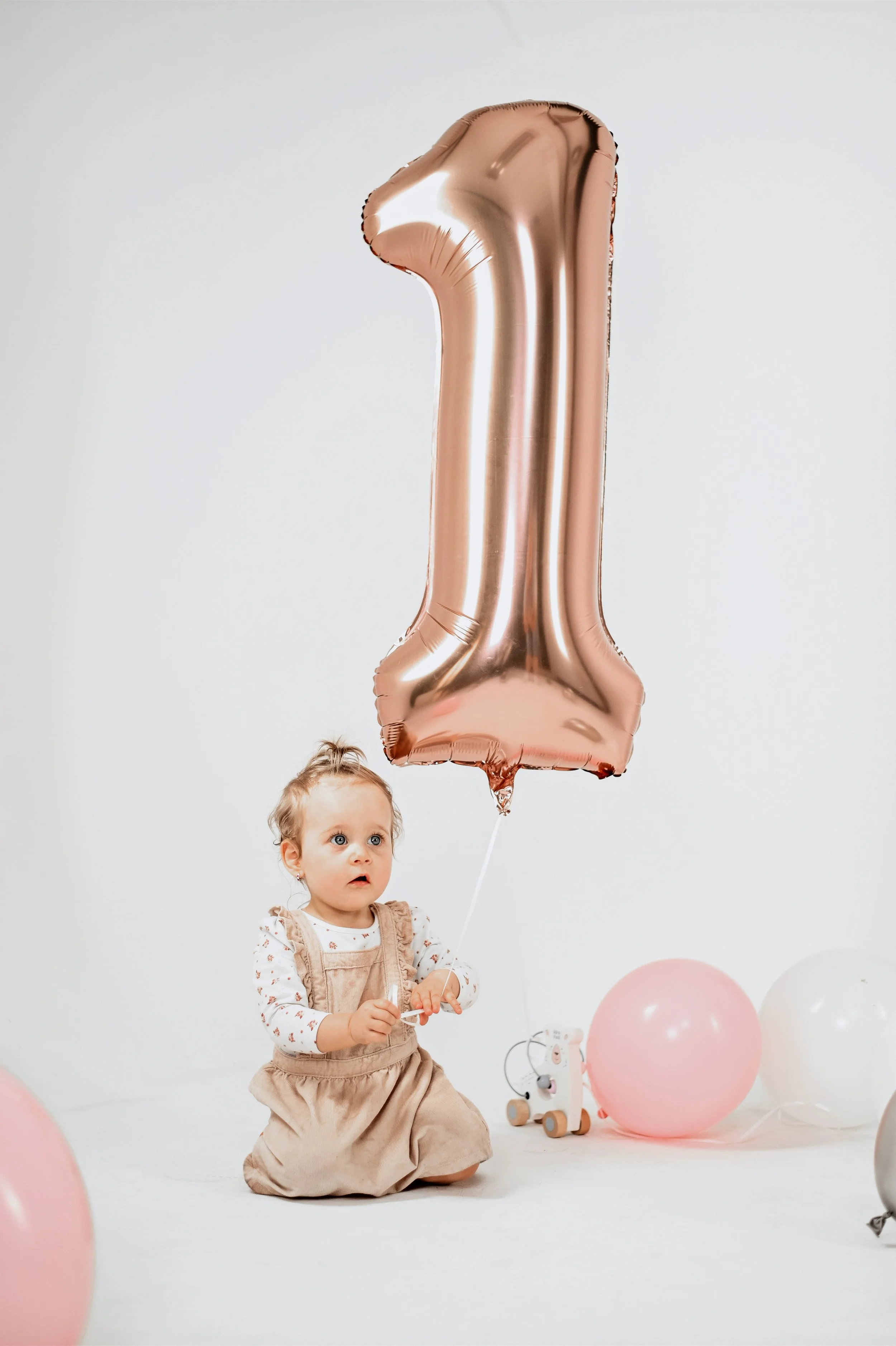 első születésnapra stúdiós fotózás