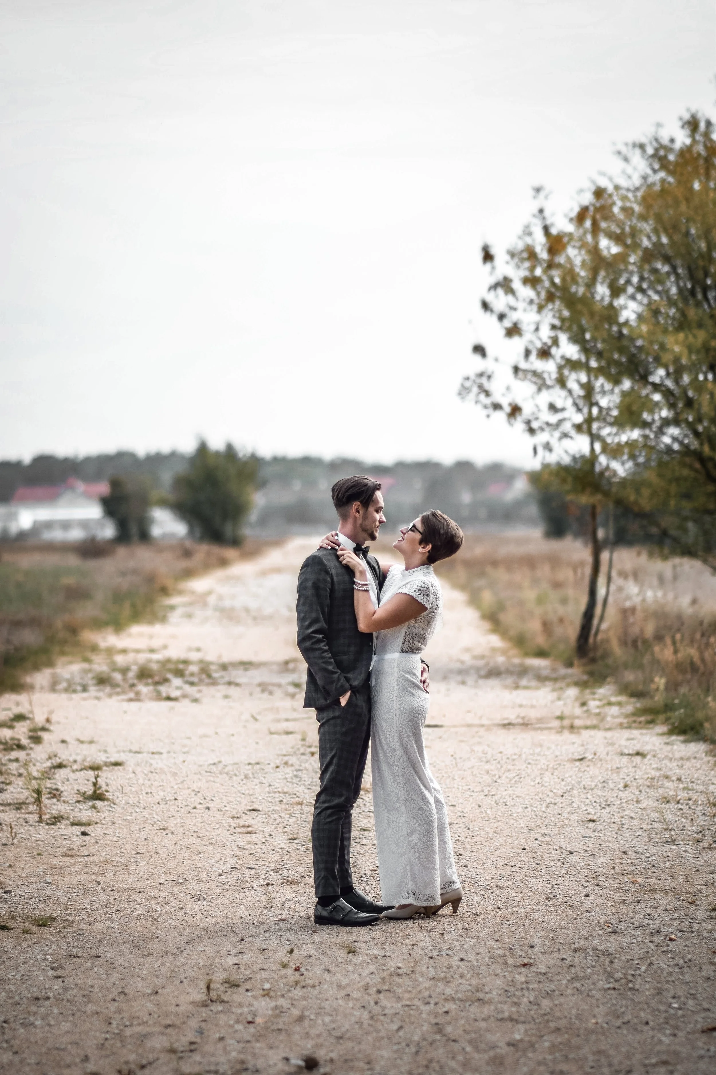 kültéri esküvői kreatív fotózás Sopron