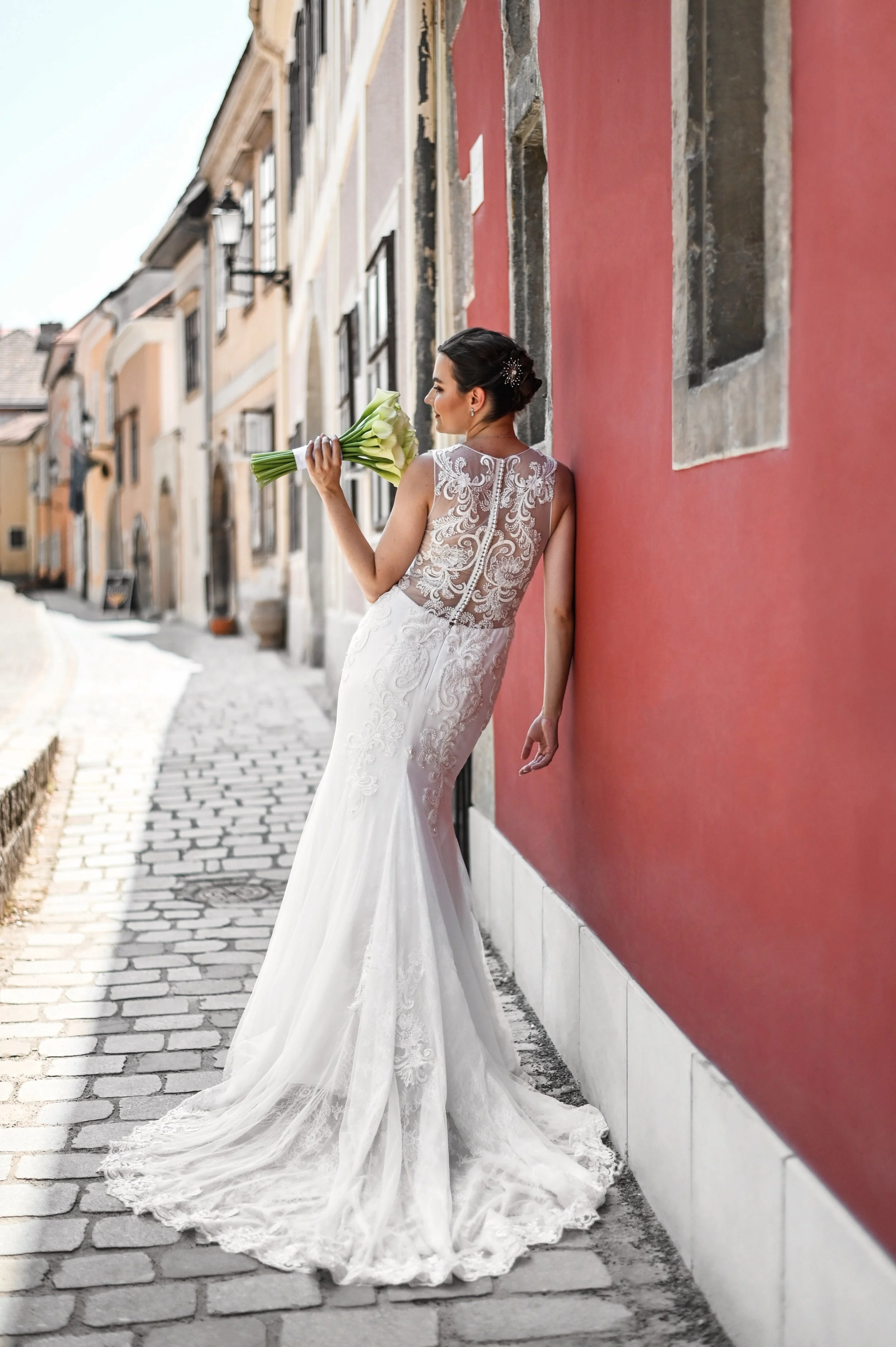 kültéri esküvői kreatív fotózás Sopron