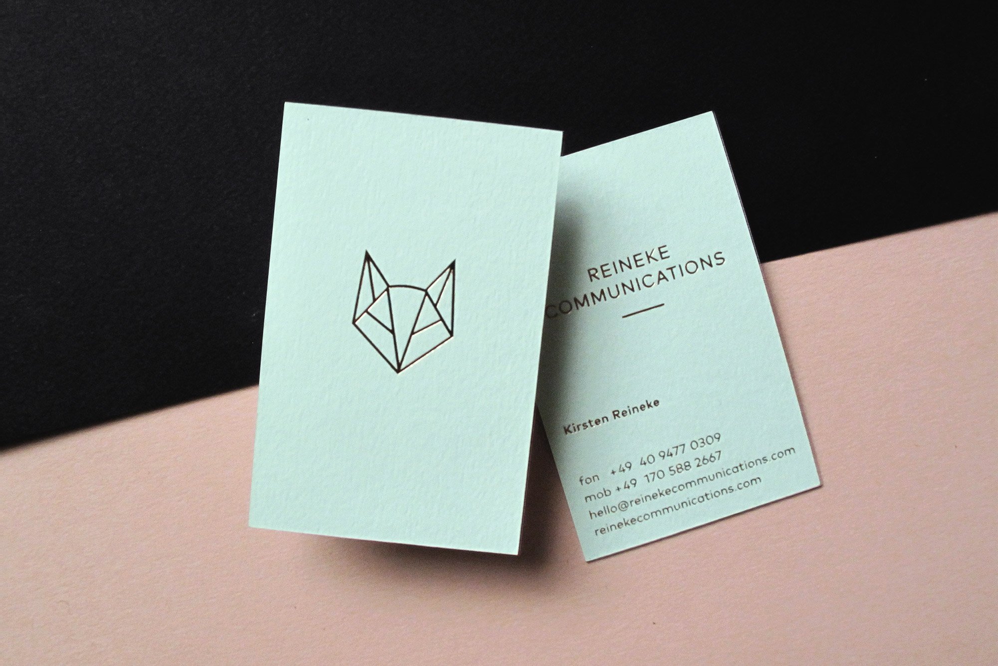 Logo design, Grafikdesign, graphic design, Bureau Hoyer, business cards, Visitenkarten