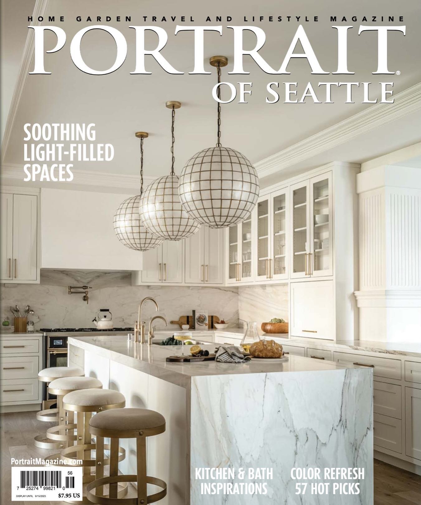 Portrait Magazine did a beautiful 6 page feature inside both of their quarterly Portland &amp; Seattle issues. They also loved my kitchen so much that it made the front cover. What an honor.

Contractor: @remontconstruction 
Photographer: @_karamerce