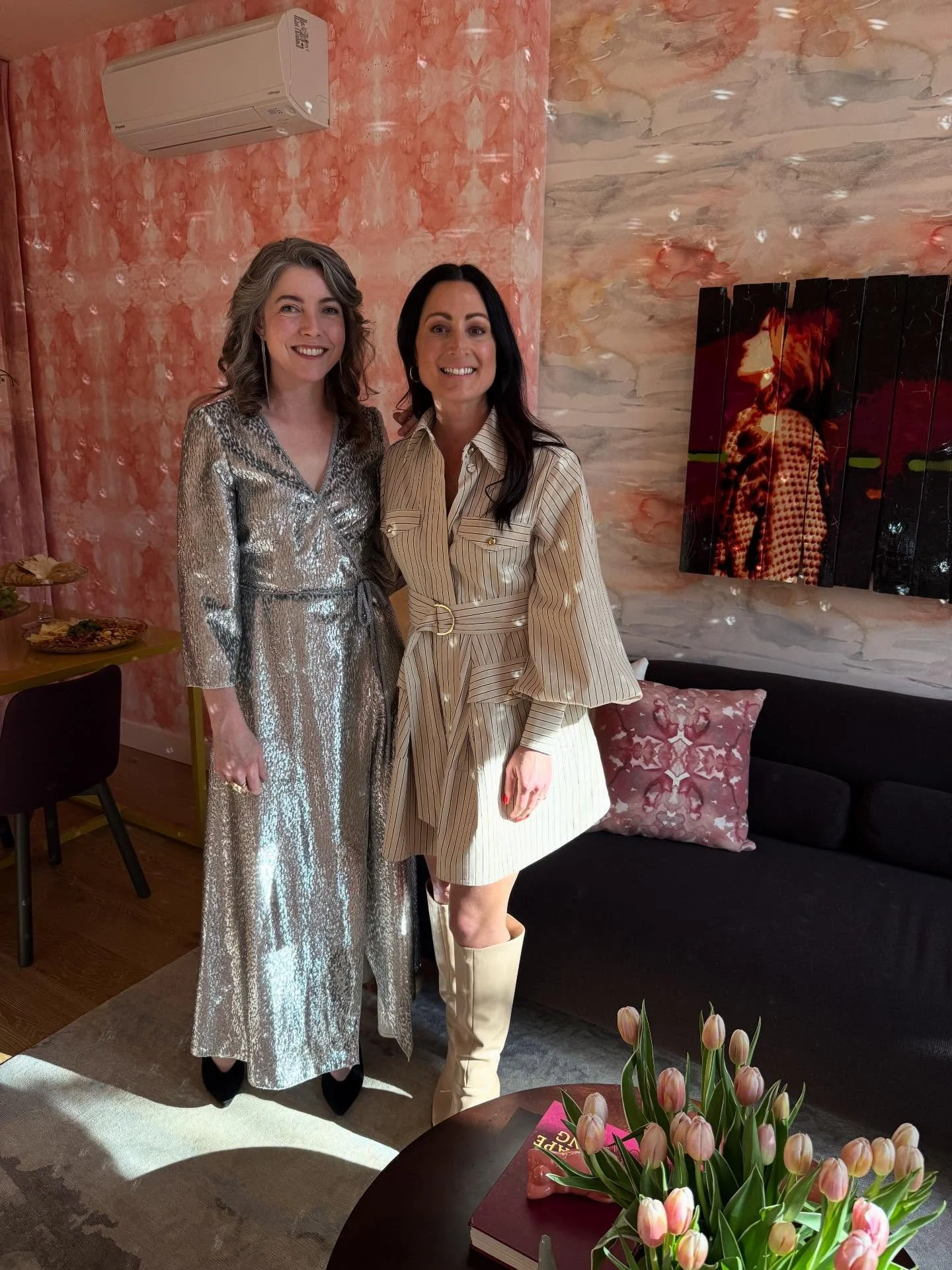 Thank you @michelledirkse and @jeremy.prim for hosting us at your art gallery grand opening ✨