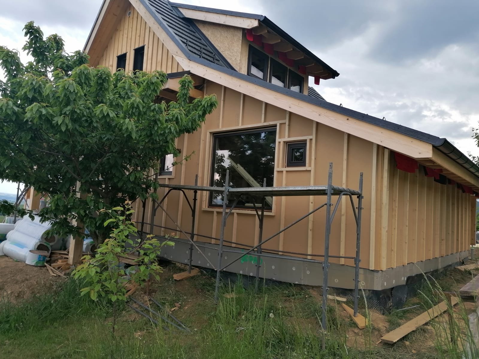 Exterior of the bathroom area