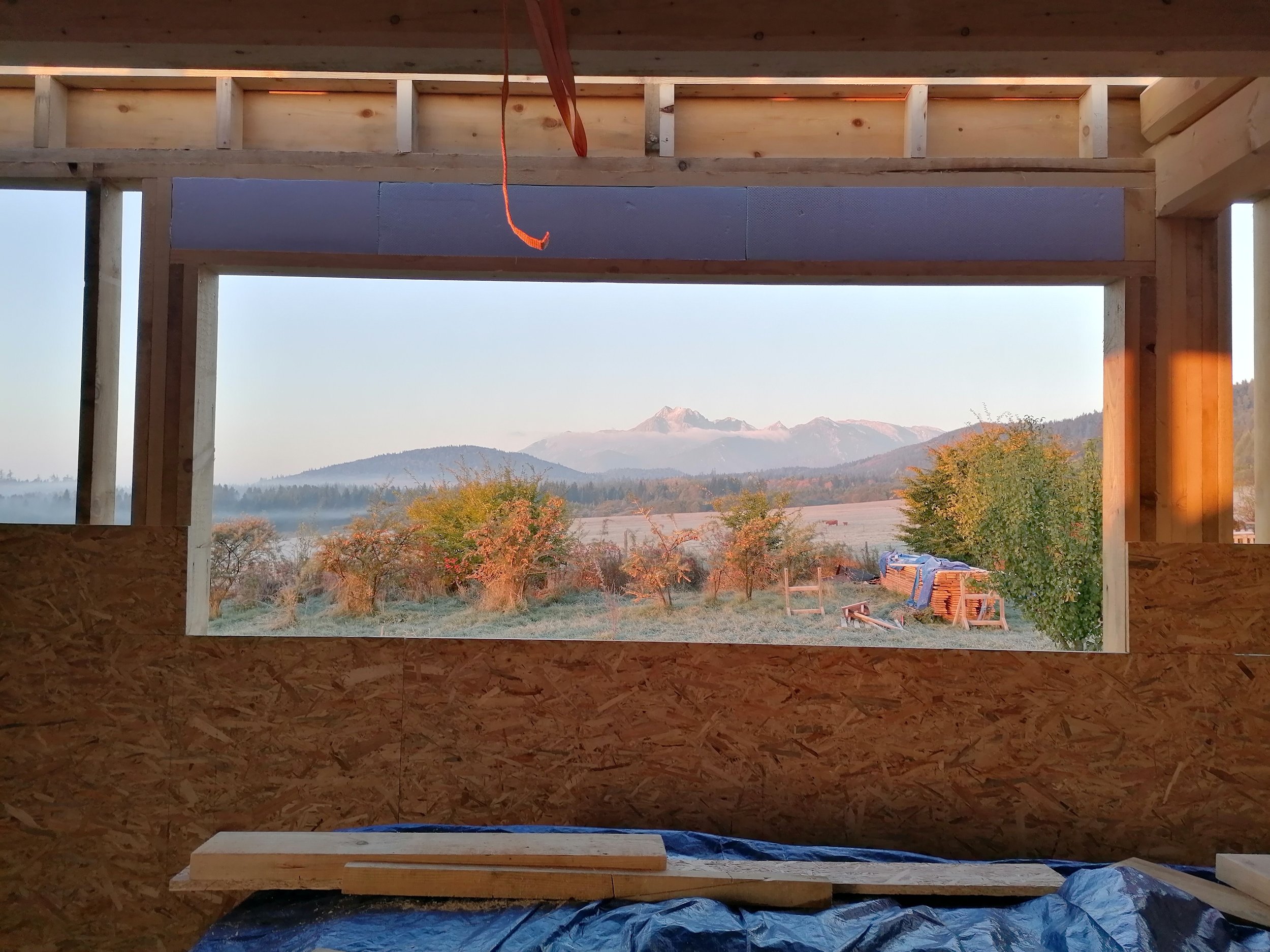 main window view during contruction