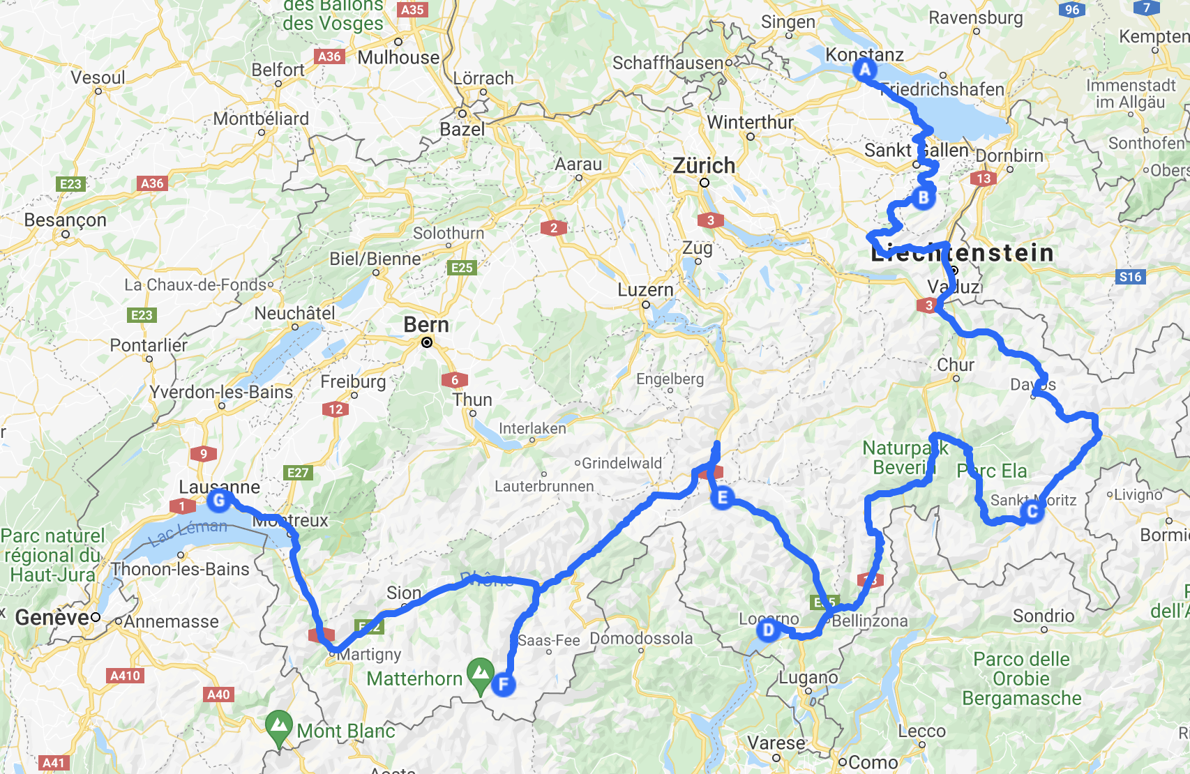 Road trip Swiss Alps Switzerland — Nomads Road Trips EN