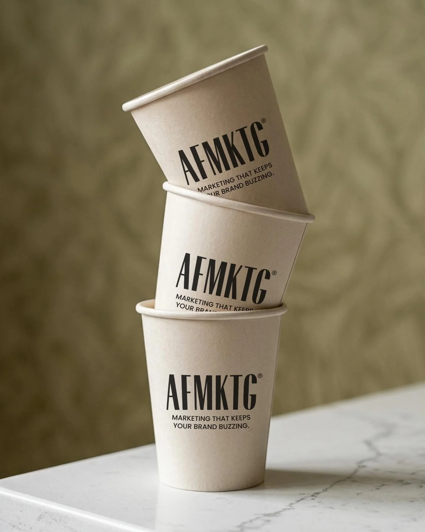 Take a cup, share the brand #afmktg