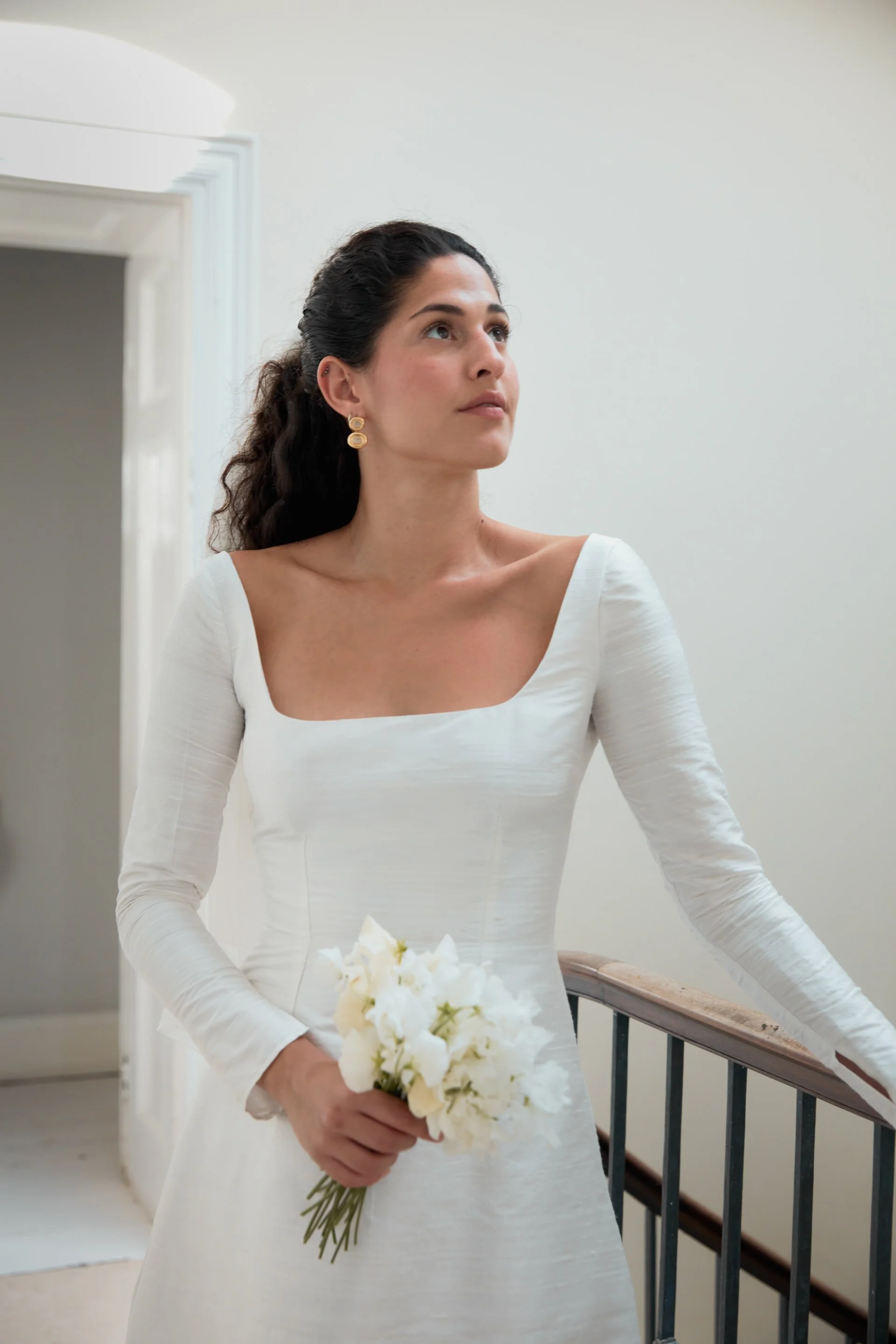 lace wedding dresses Exquisite Long Sleeves Design Dress Color:Tea Green Plus size white dress lgsy_non_exchangeable