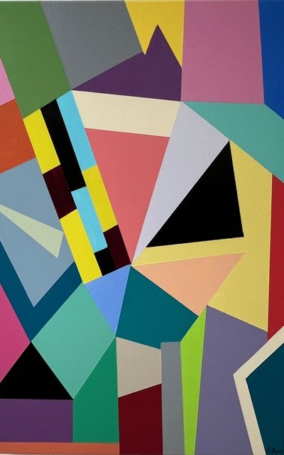 Configuration V | acrylic on canvas (24x30)