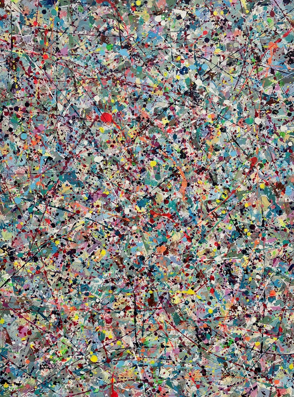 Splash 3 | acrylic on canvas | 30"x40" SOLD