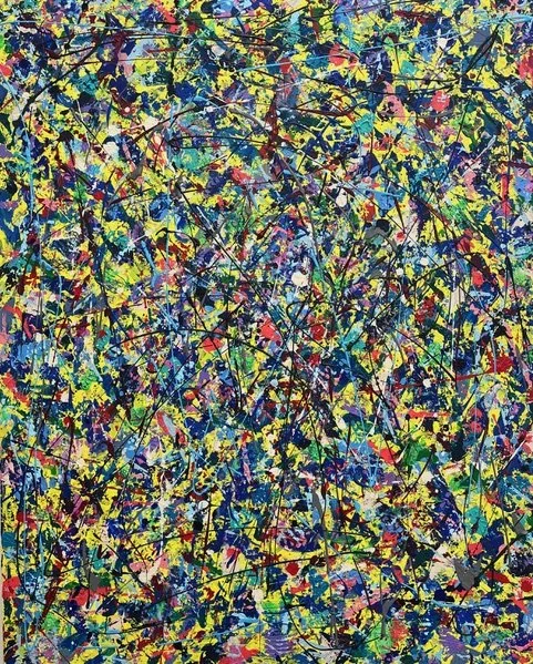 Whimsy II / acrylic on canvas / 24”x30”