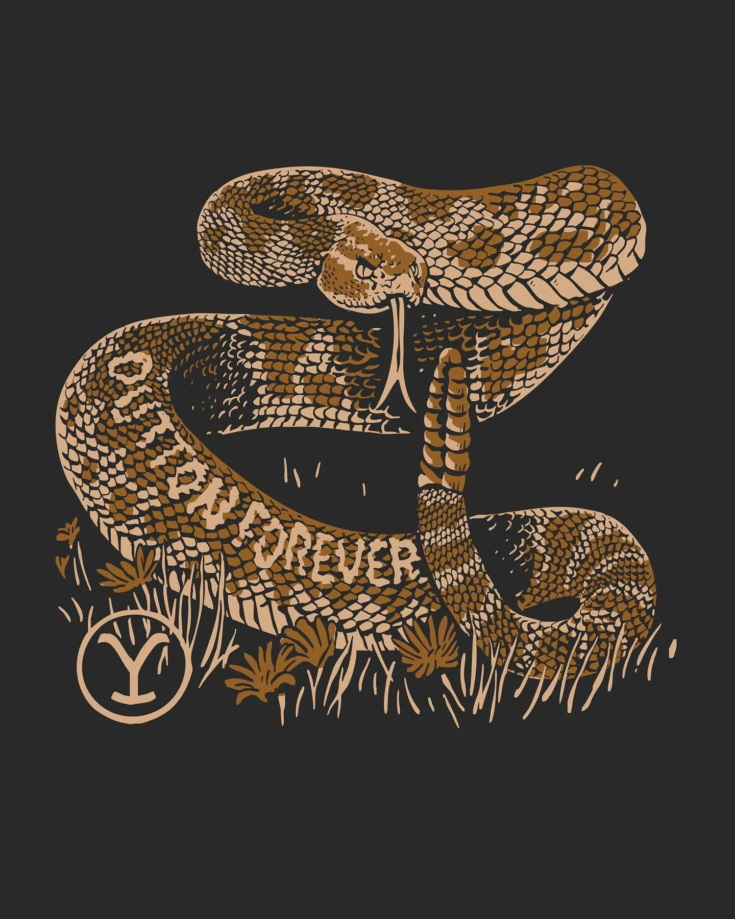 Further work for @officialparamountshop and @yellowstone An ode to one of the more bizarre murders on that show.