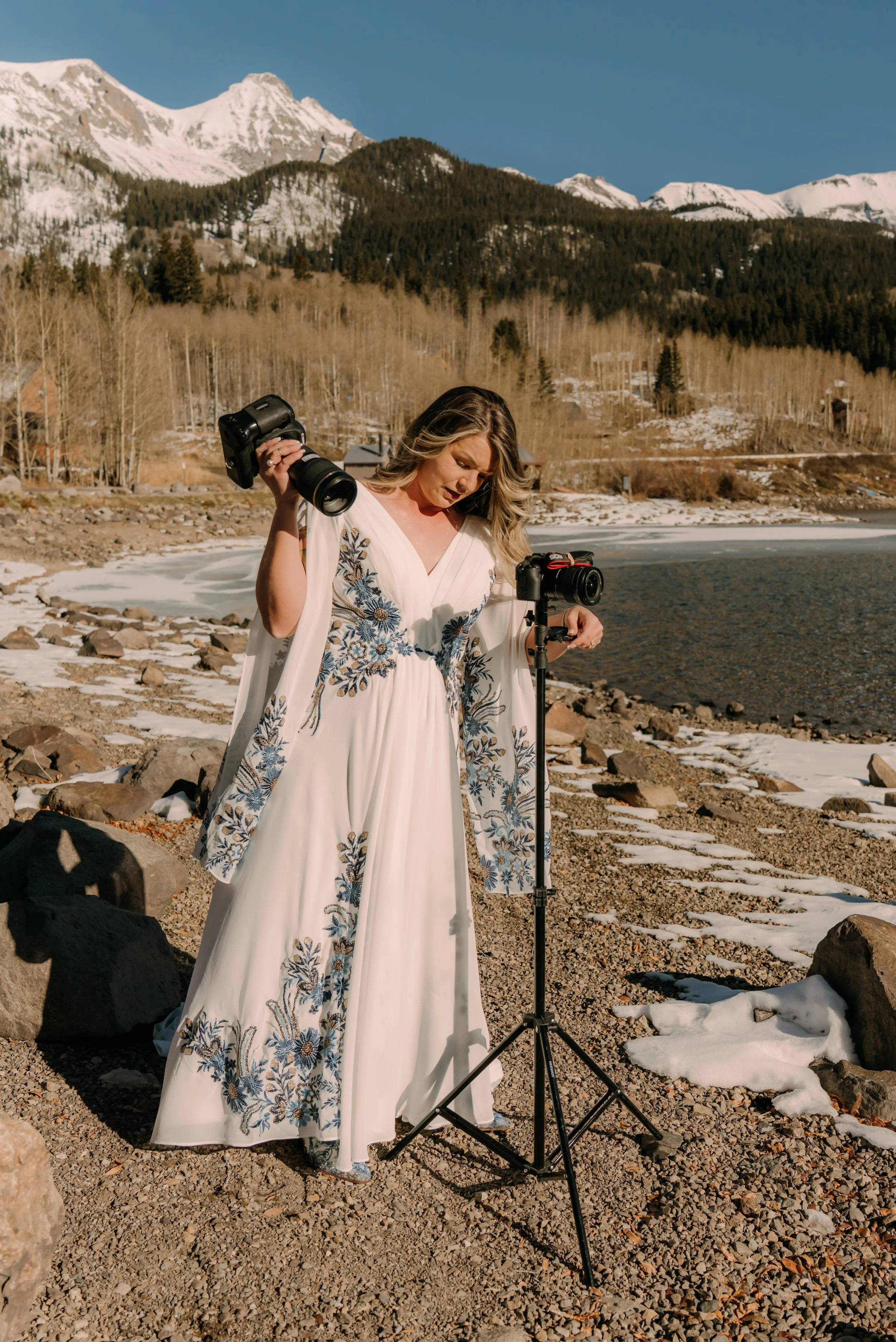 Lacey and Mika of Leather & Lace Wedding Co., husband and wife wedding team serving Smoky Mountain weddings in Tennessee and beach weddings in Florida.