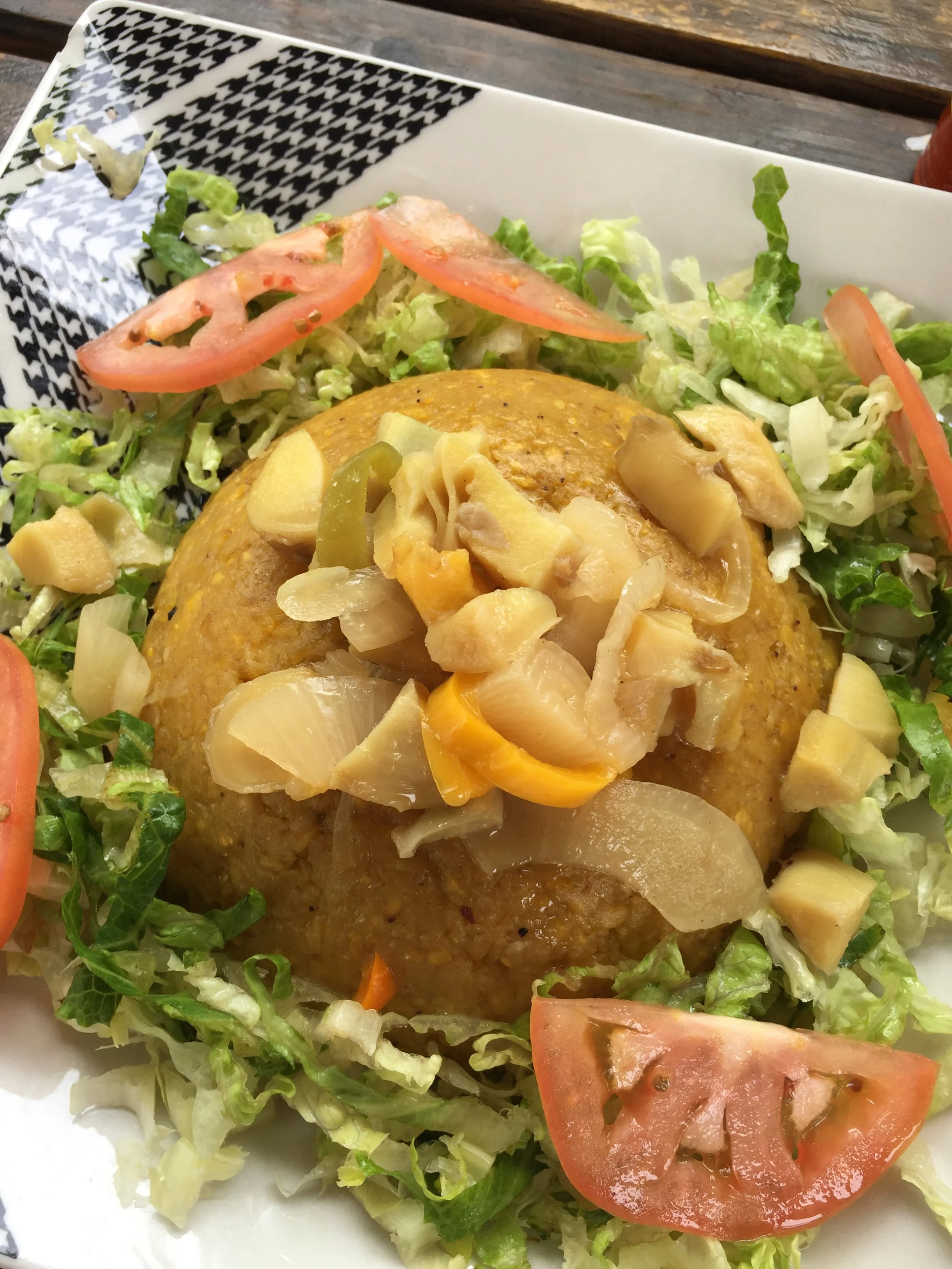 Mofongo at Rancho Choli